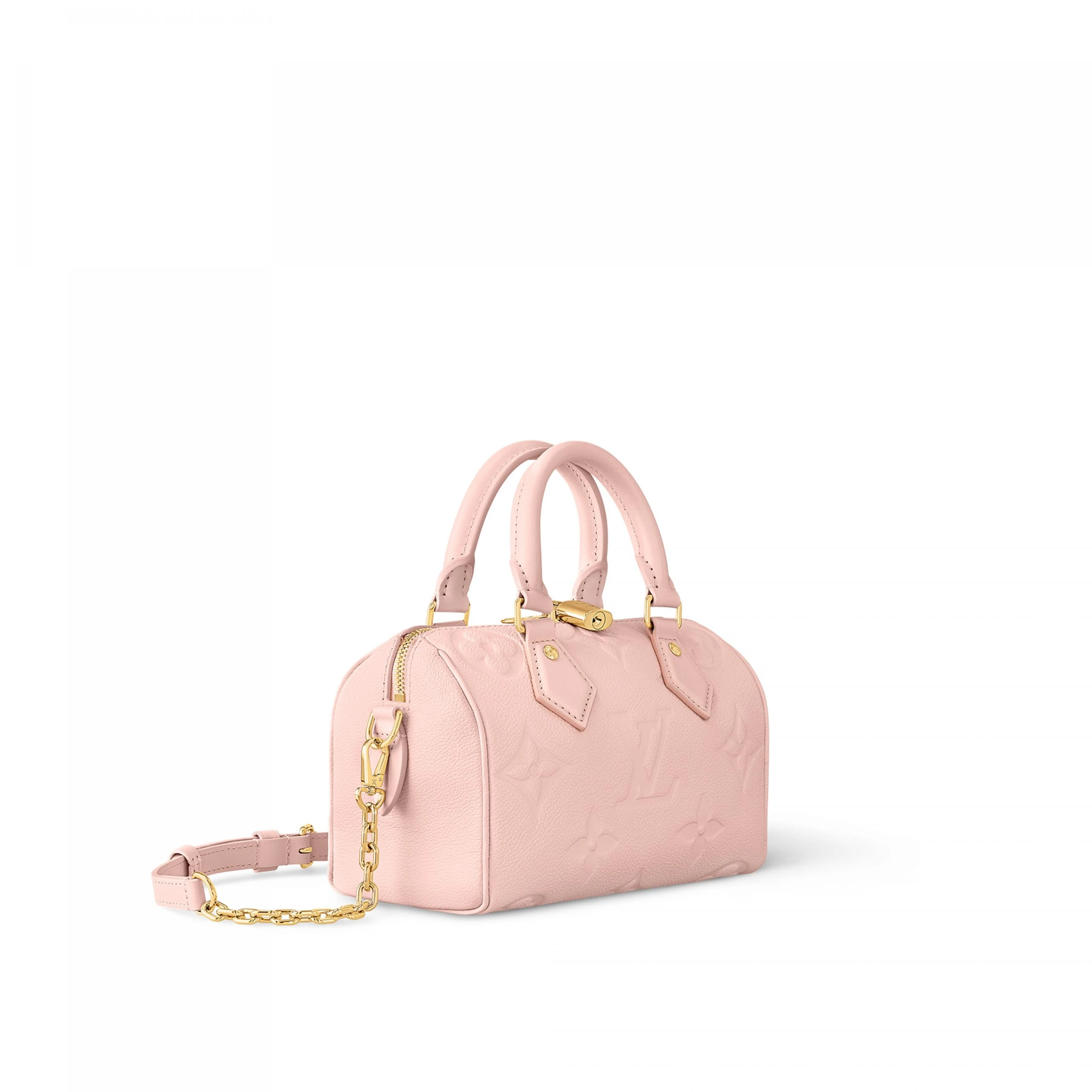 Replica bags Louis Vuitton M47136 Speedy Bandoulière 20 Opal Pink
