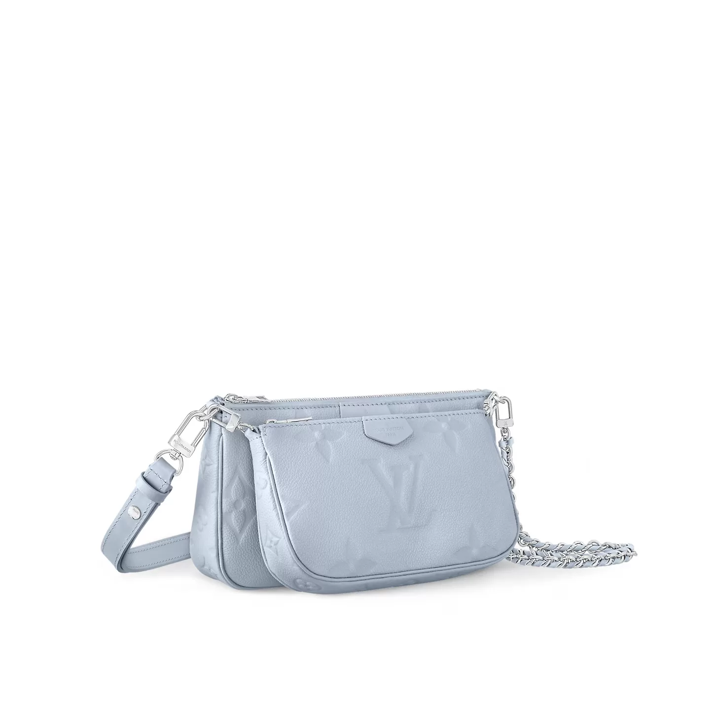 Louis vuitton locations Louis Vuitton M47173 Multi Pochette Accessoires Blue Washed