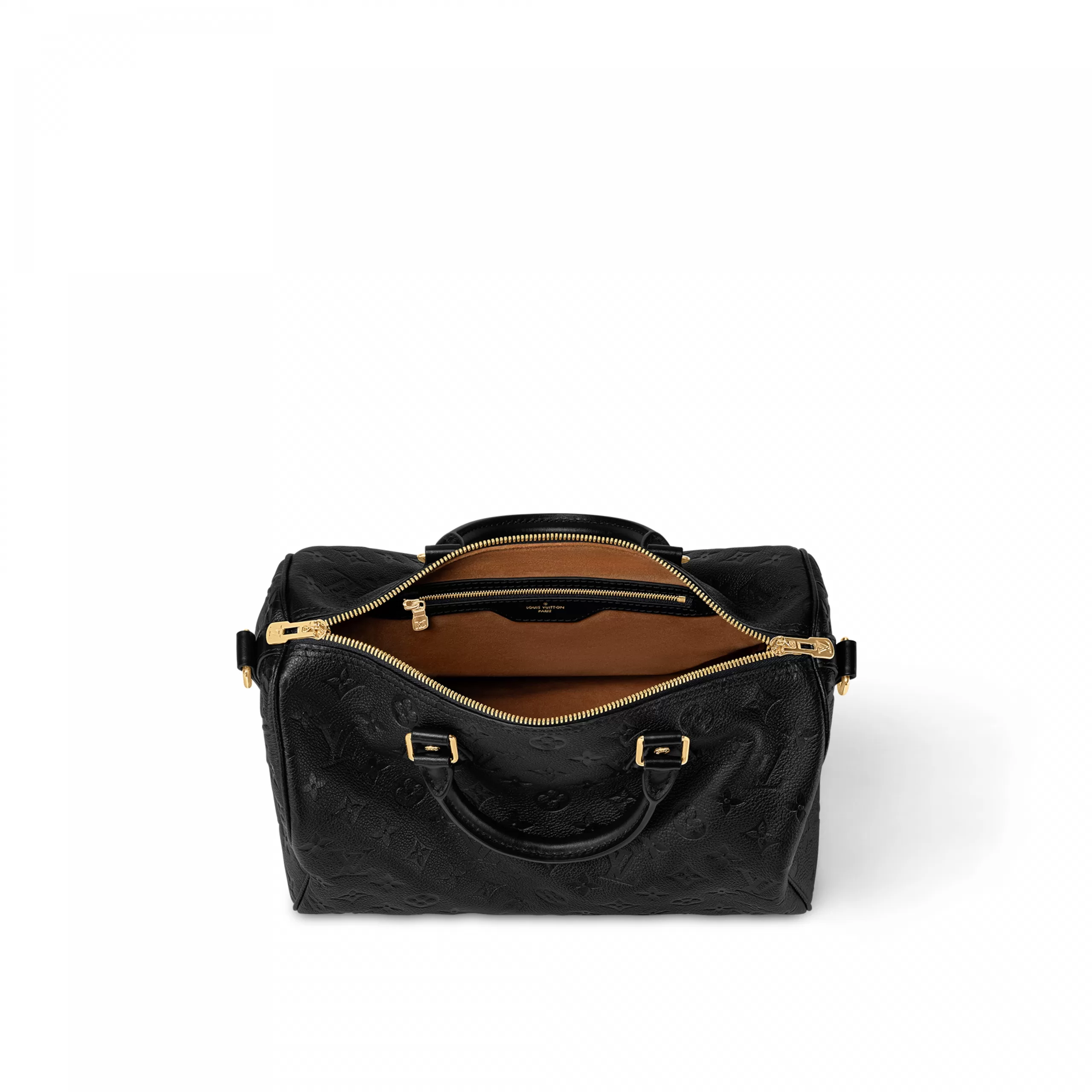 Replica bags lv Louis Vuitton M47186 Speedy Soft 30 Black