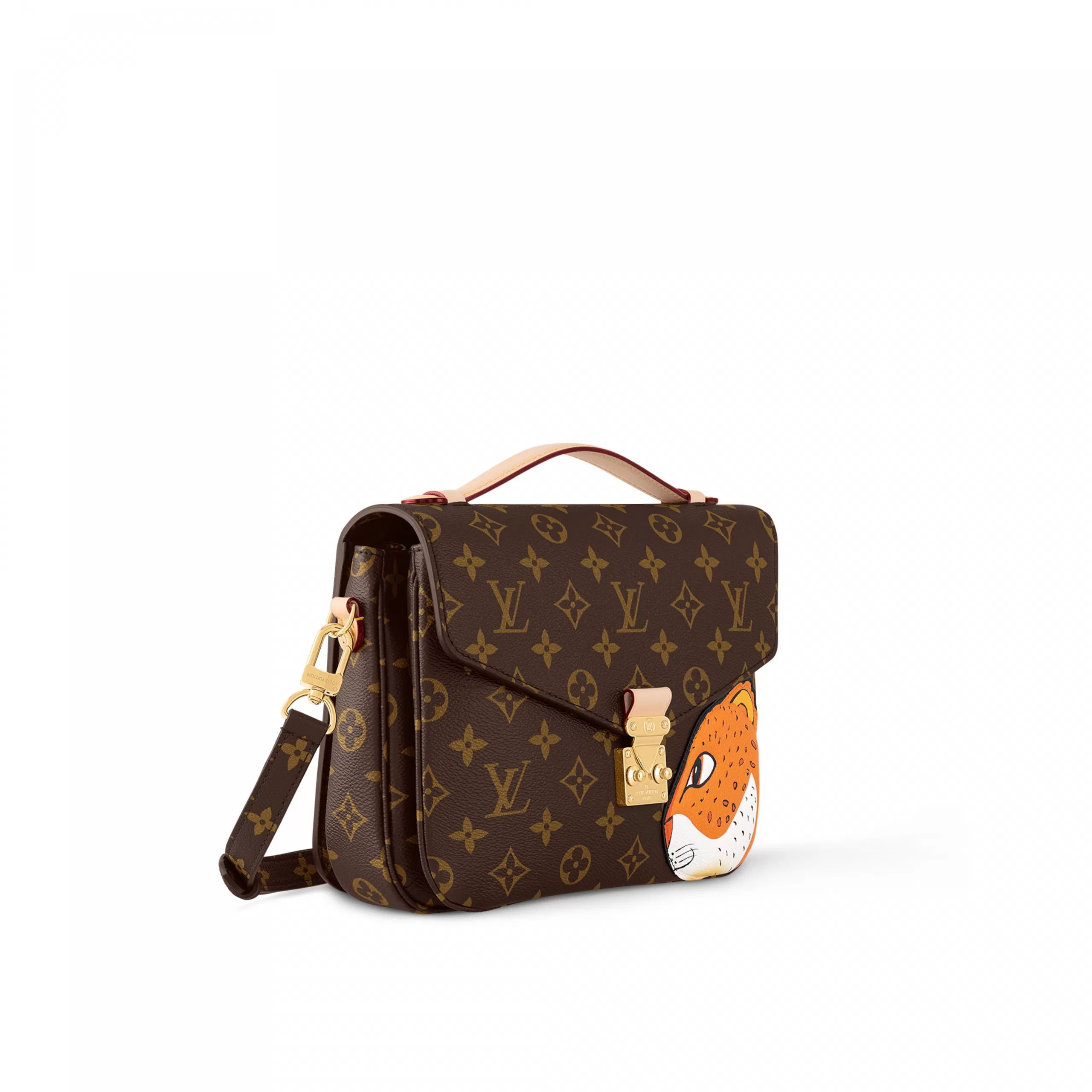 Replica bags Louis Vuitton M47203 Pochette Métis Monogram Calfskin Patch
