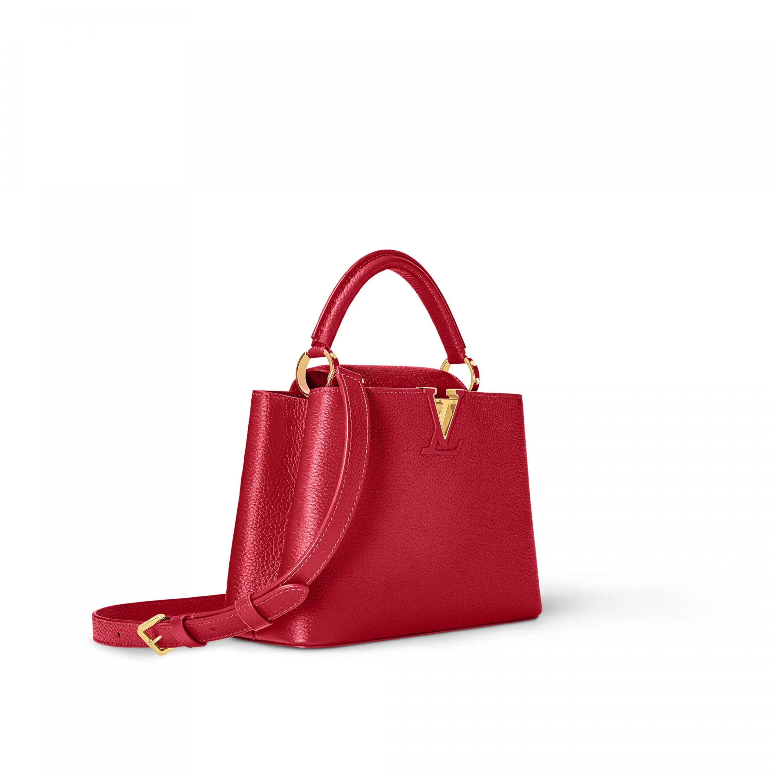 Top lv Louis Vuitton M52689 Capucines BB Bag Scarlet Red