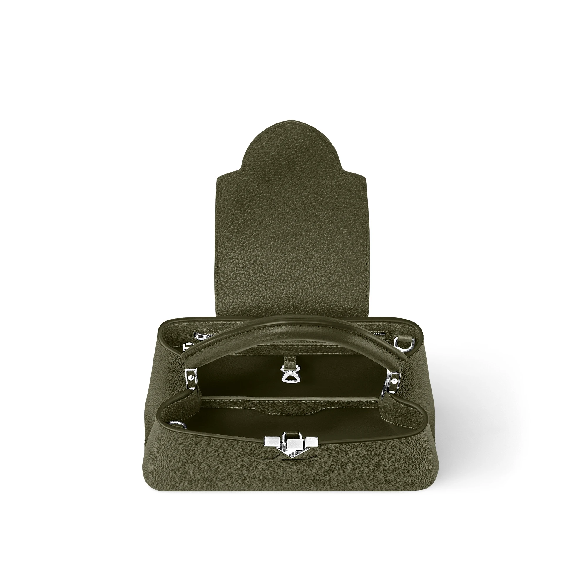 Lv belts replica Louis Vuitton M57227 Capucines BB Bag Khaki