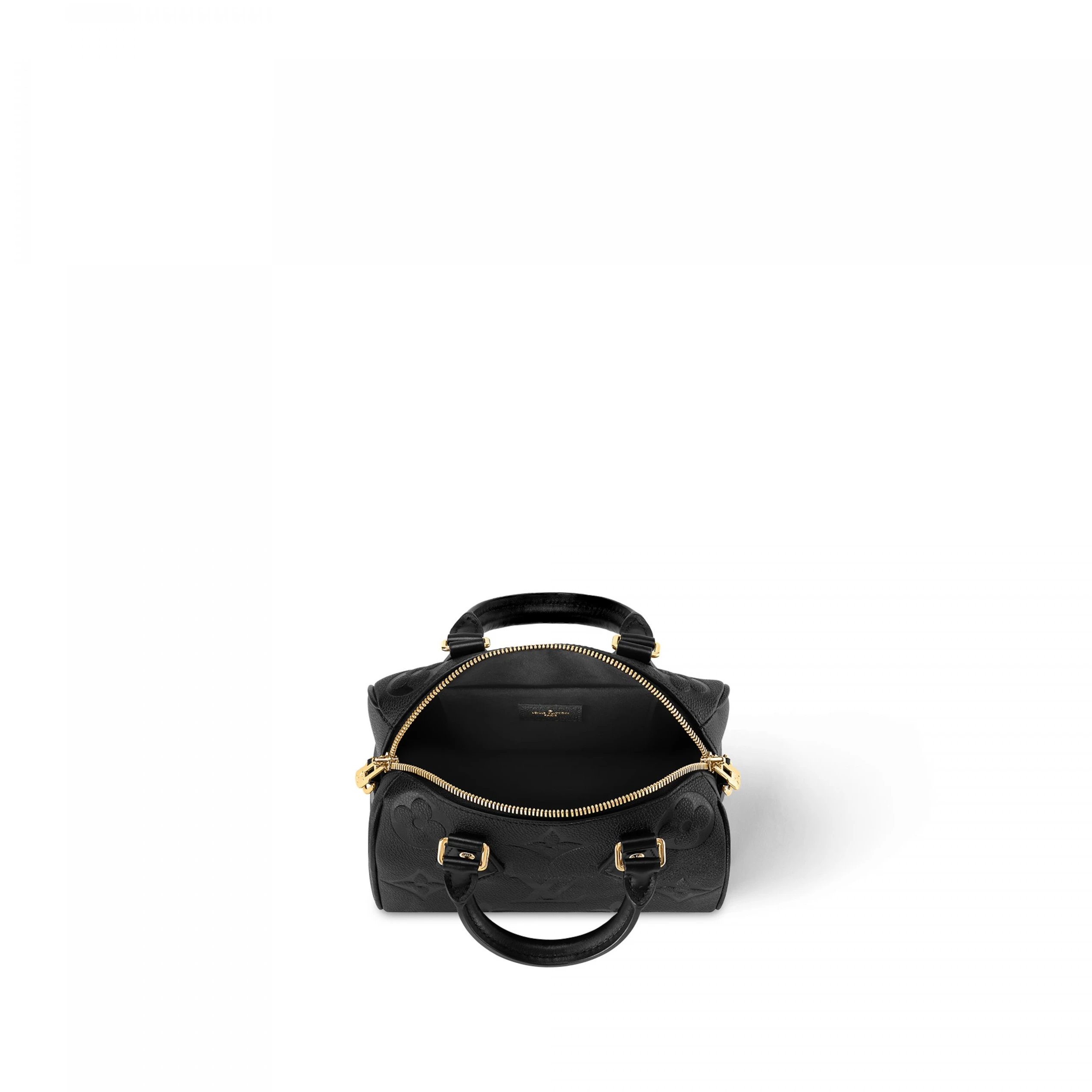 Replica bag Louis Vuitton M58953 Speedy Bandoulière 20 Monogram Empreinte Leather Black