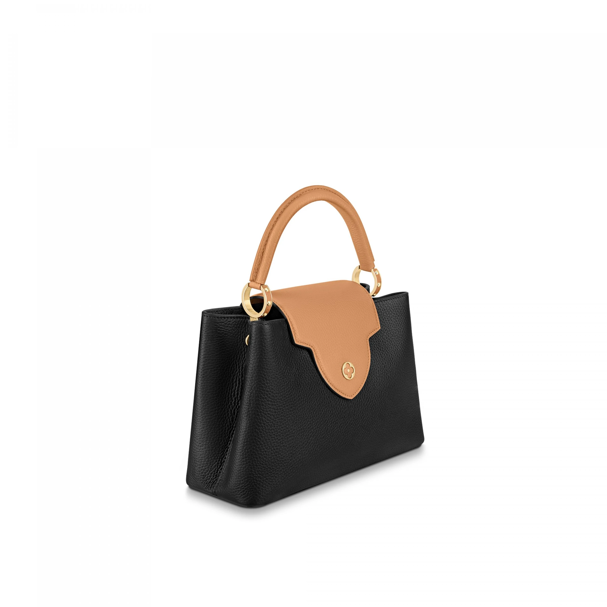 Replica bags lv Louis Vuitton M59466 Capucines PM Black Gold Arizona