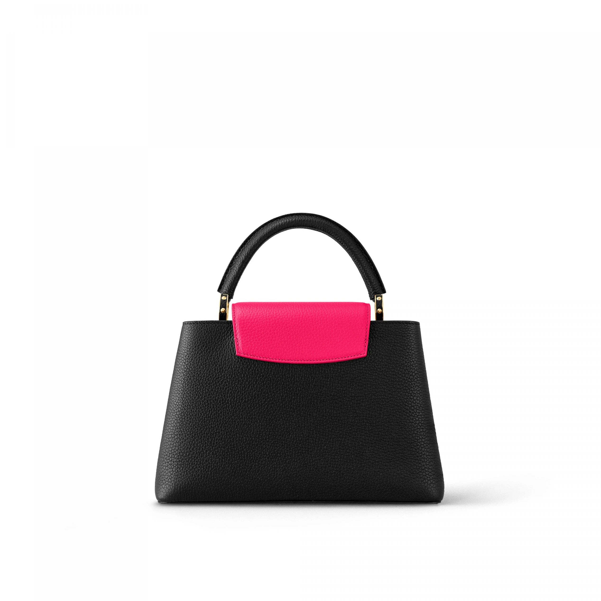 Replica bags lv Louis Vuitton M59882 Capucines MM Black Rose Berlingot