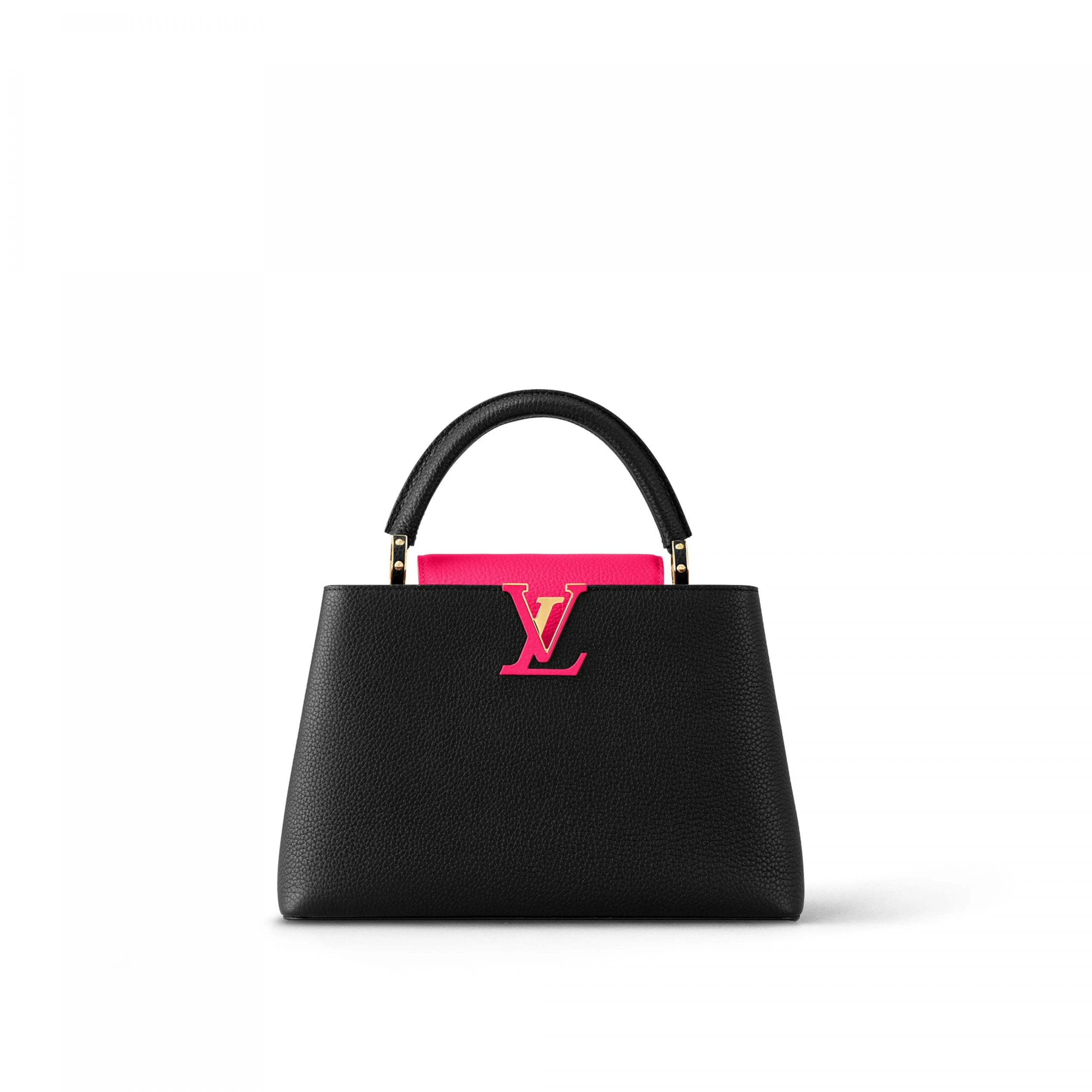 Louis Vuitton M59882 Capucines MM Black Rose Berlingot