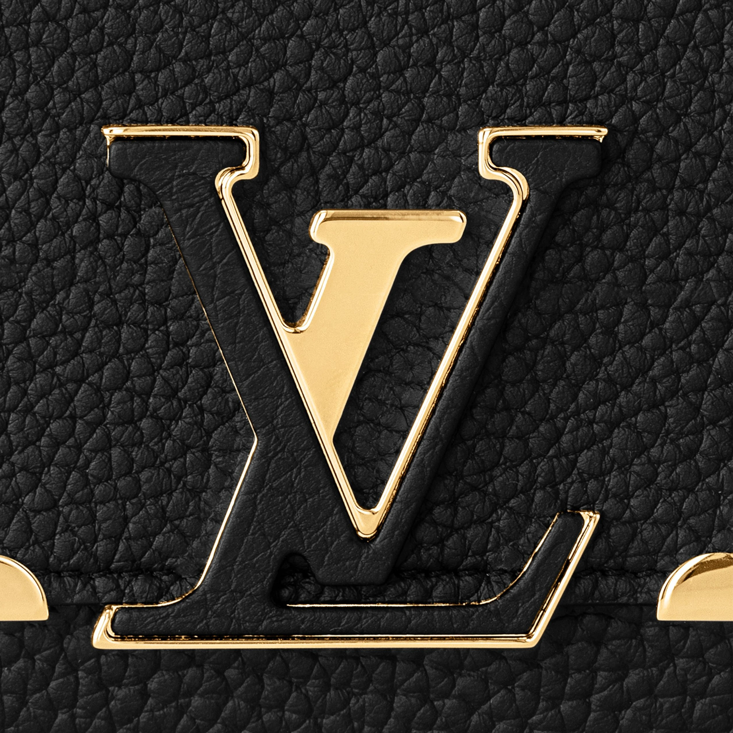 Replica bags lv Louis Vuitton M64551 Capucines Wallet Black