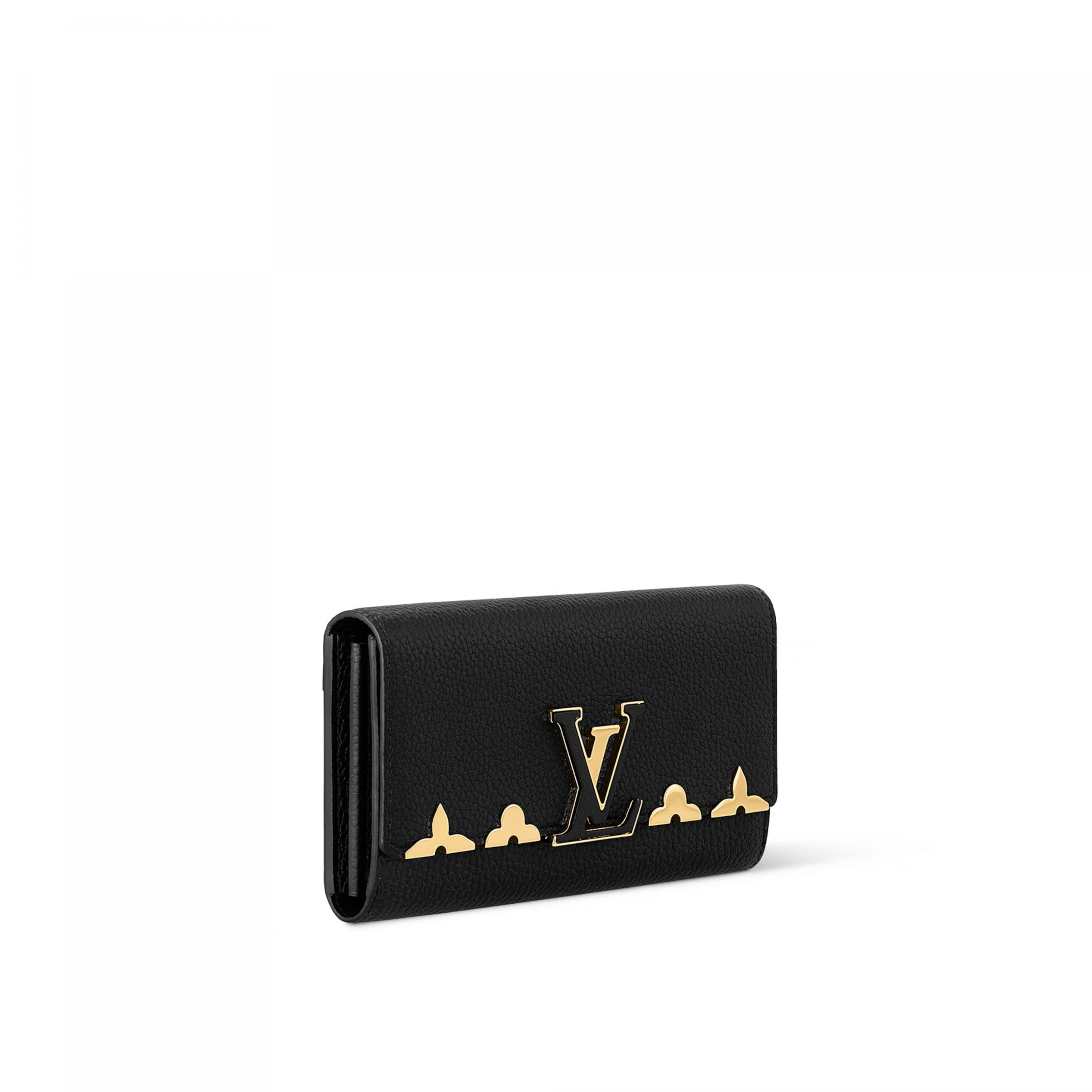 Replica bags lv Louis Vuitton M64551 Capucines Wallet Black