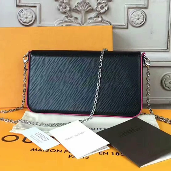 Mythick ru Louis Vuitton M64579 Pochette Felicie Crossbody Bag Epi Leather