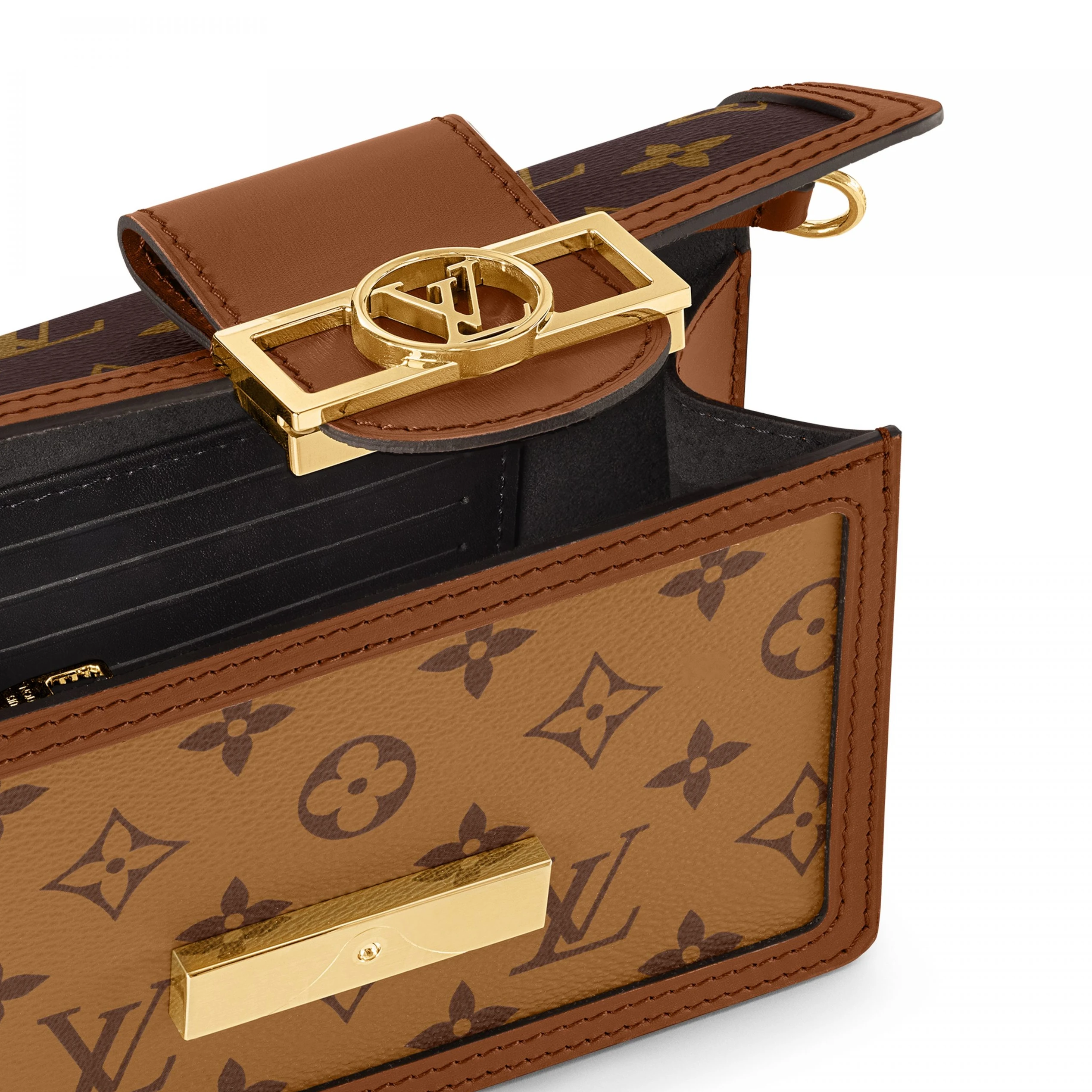 Top lv Louis Vuitton M68746 Dauphine Chain Wallet
