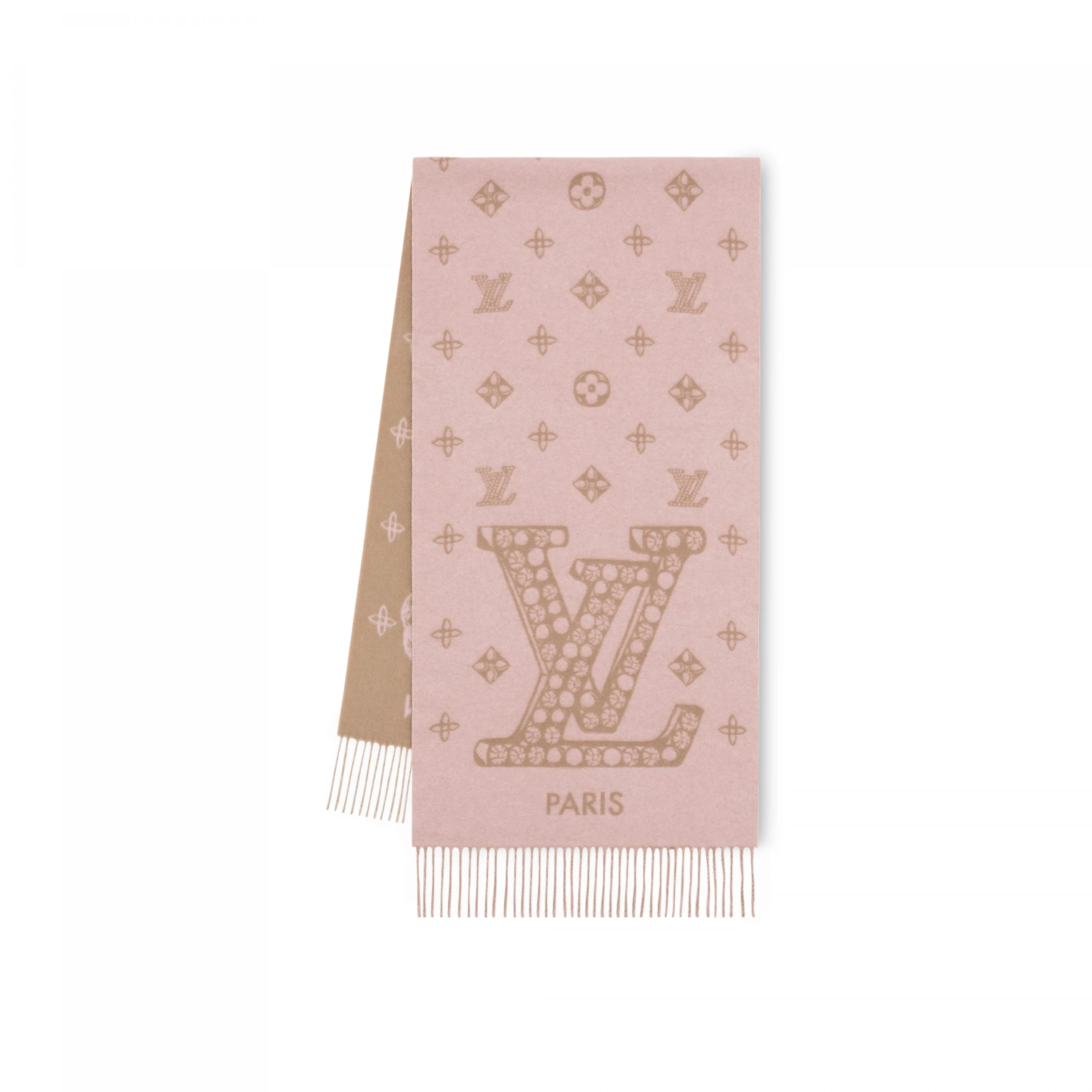 Louis Vuitton M79543 Pink Precious Dragon Reykjavik Scarf