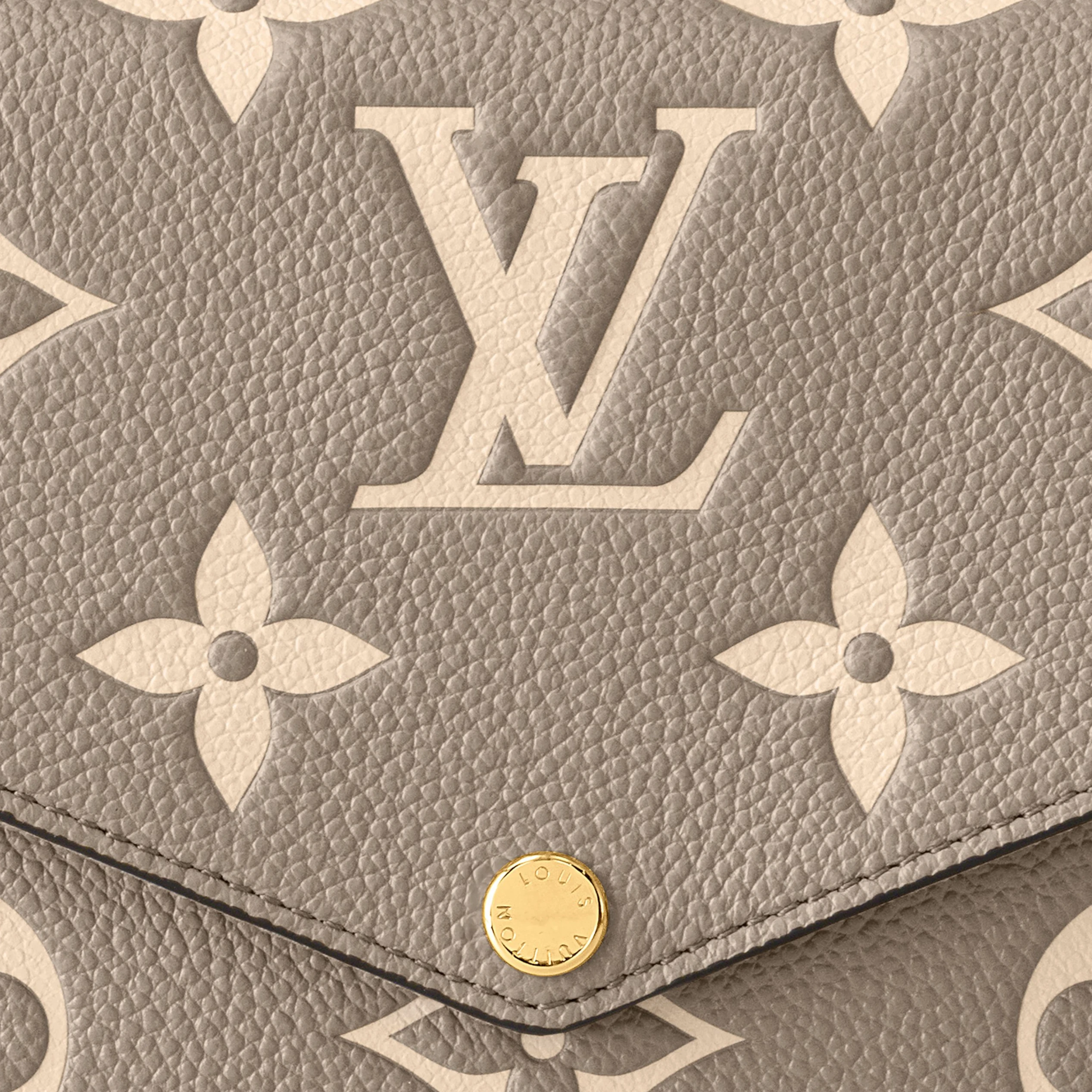 Replica bag Louis Vuitton M82610 Félicie Pochette Tourterelle Gray