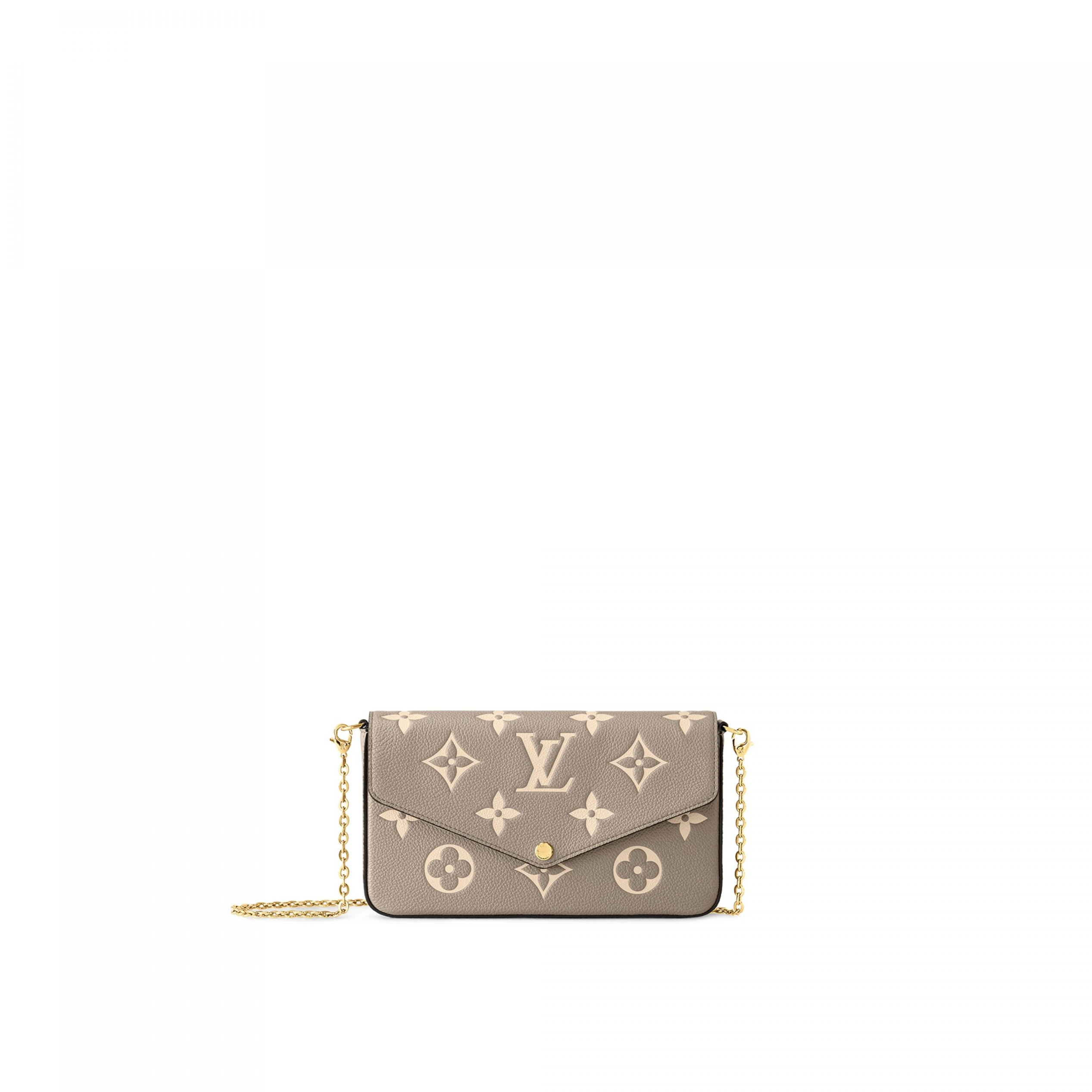 Louis Vuitton M82610 Félicie Pochette Tourterelle Gray