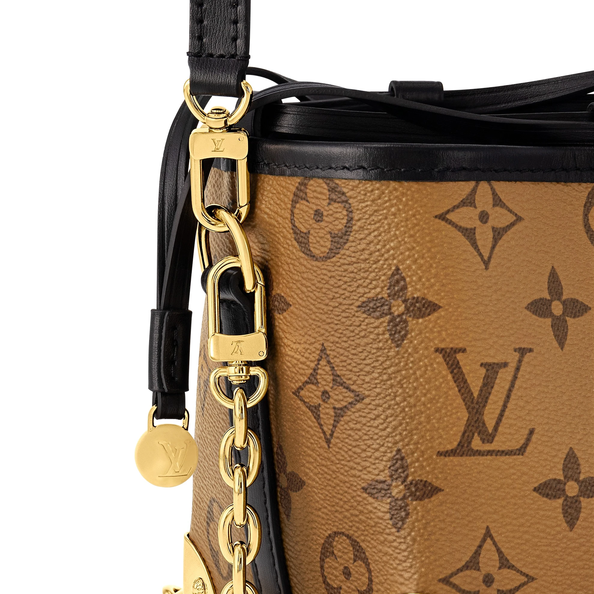 Replica bag Louis Vuitton M82885 Noé Purse LV Charms Monogram Reverse