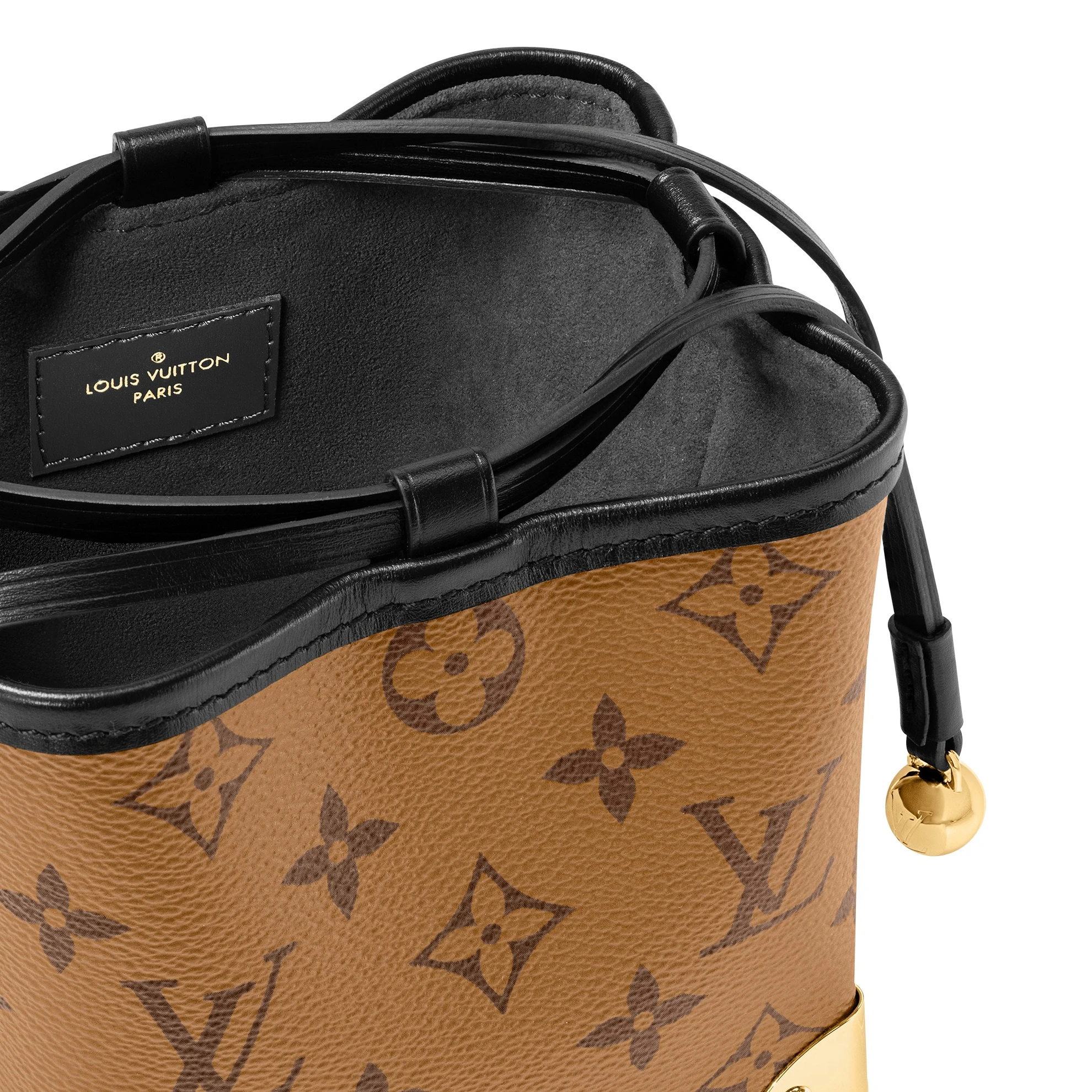 Replica bag Louis Vuitton M82885 Noé Purse LV Charms Monogram Reverse