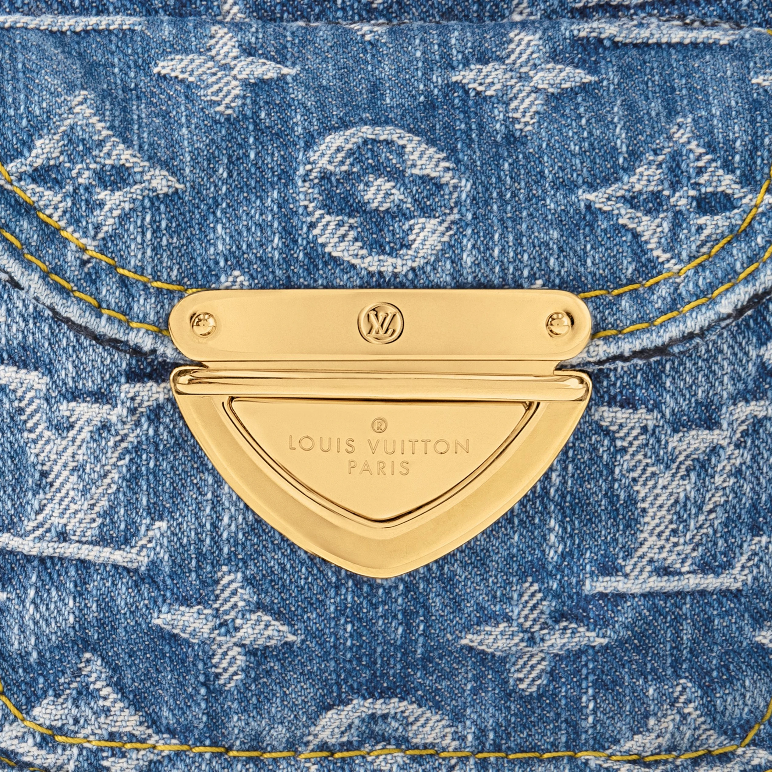 Mythick ru Louis Vuitton M82948 Fairfax Pochette Denim Blue