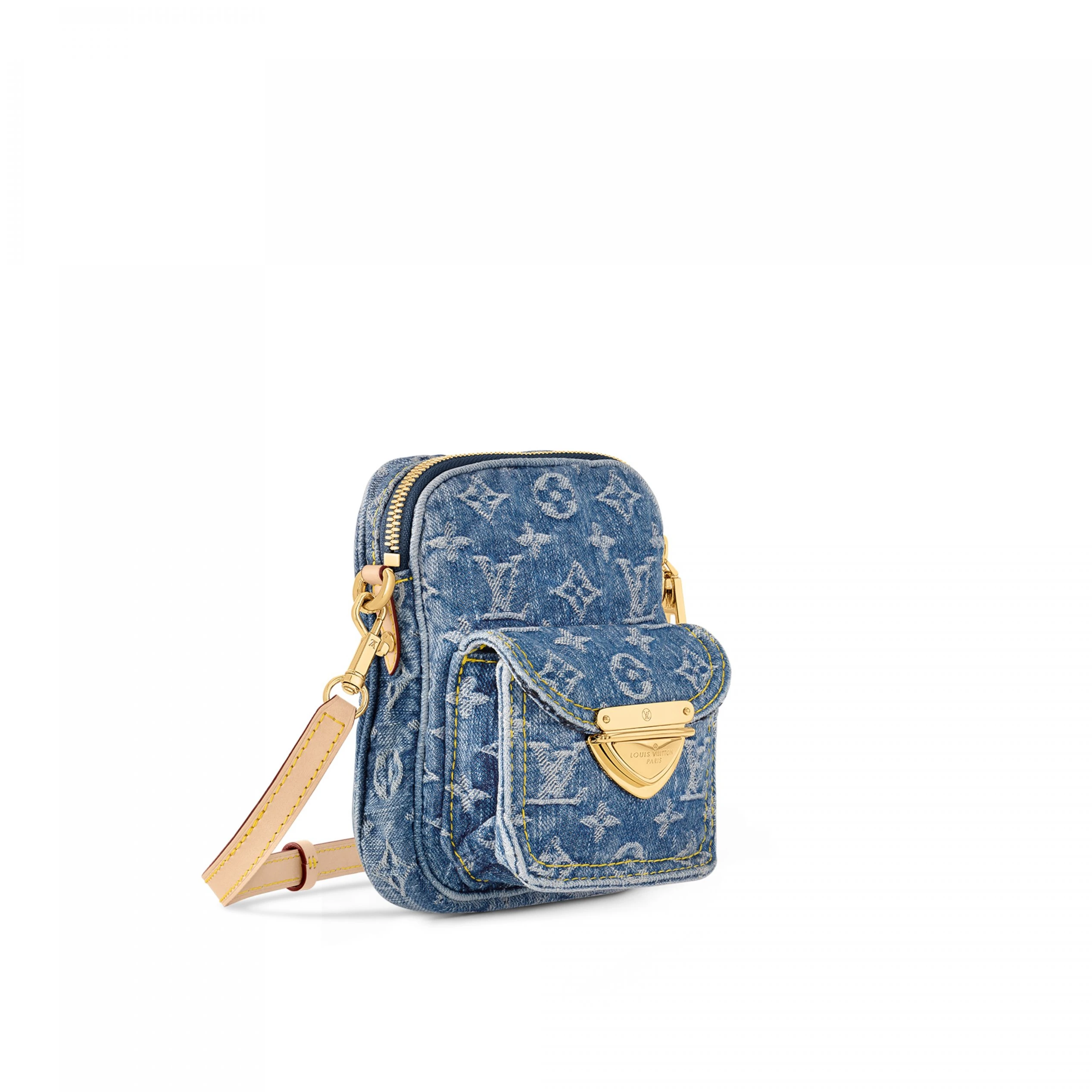 Mythick ru Louis Vuitton M82948 Fairfax Pochette Denim Blue