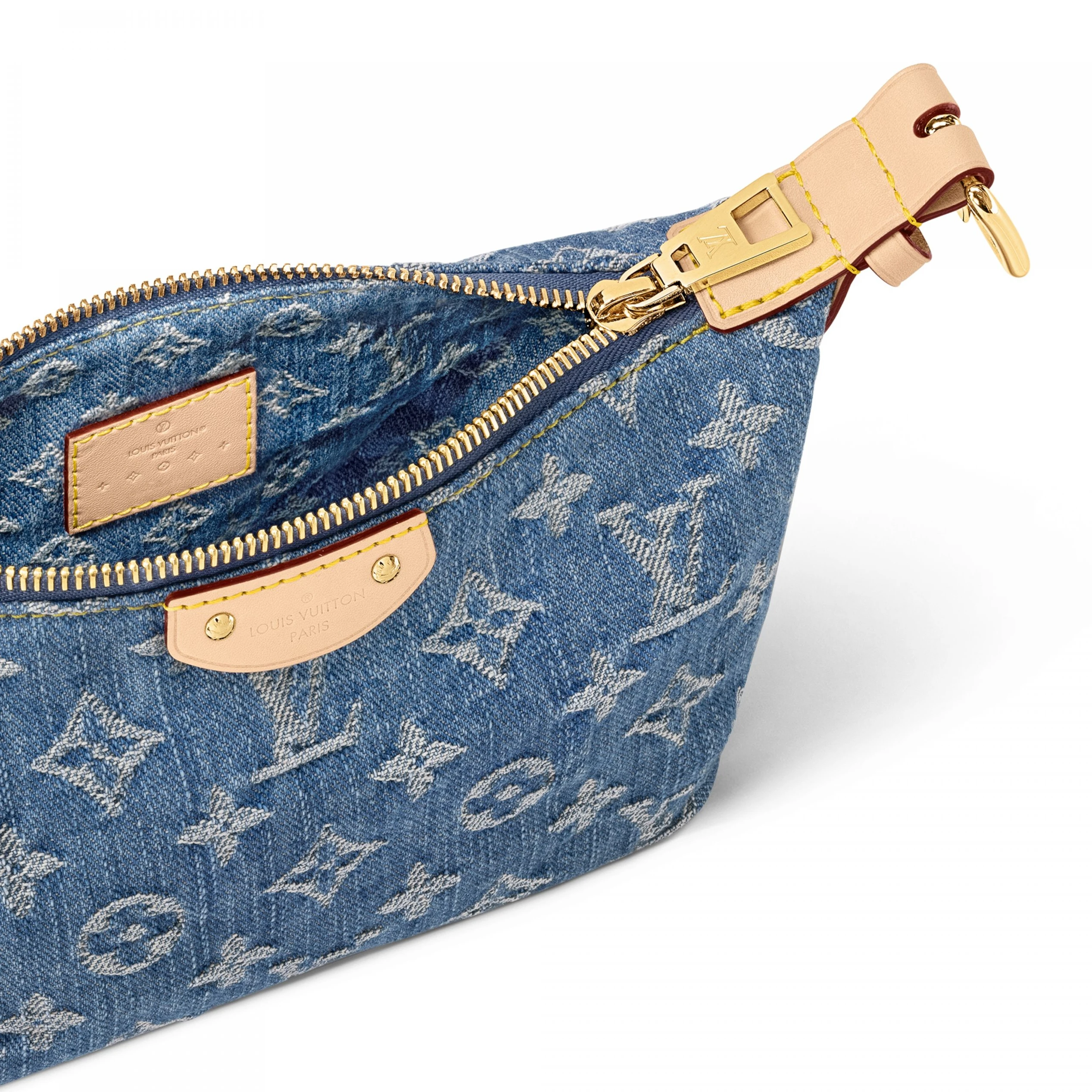 Lv belts replica Louis Vuitton M82949 Hills Pochette Denim Blue