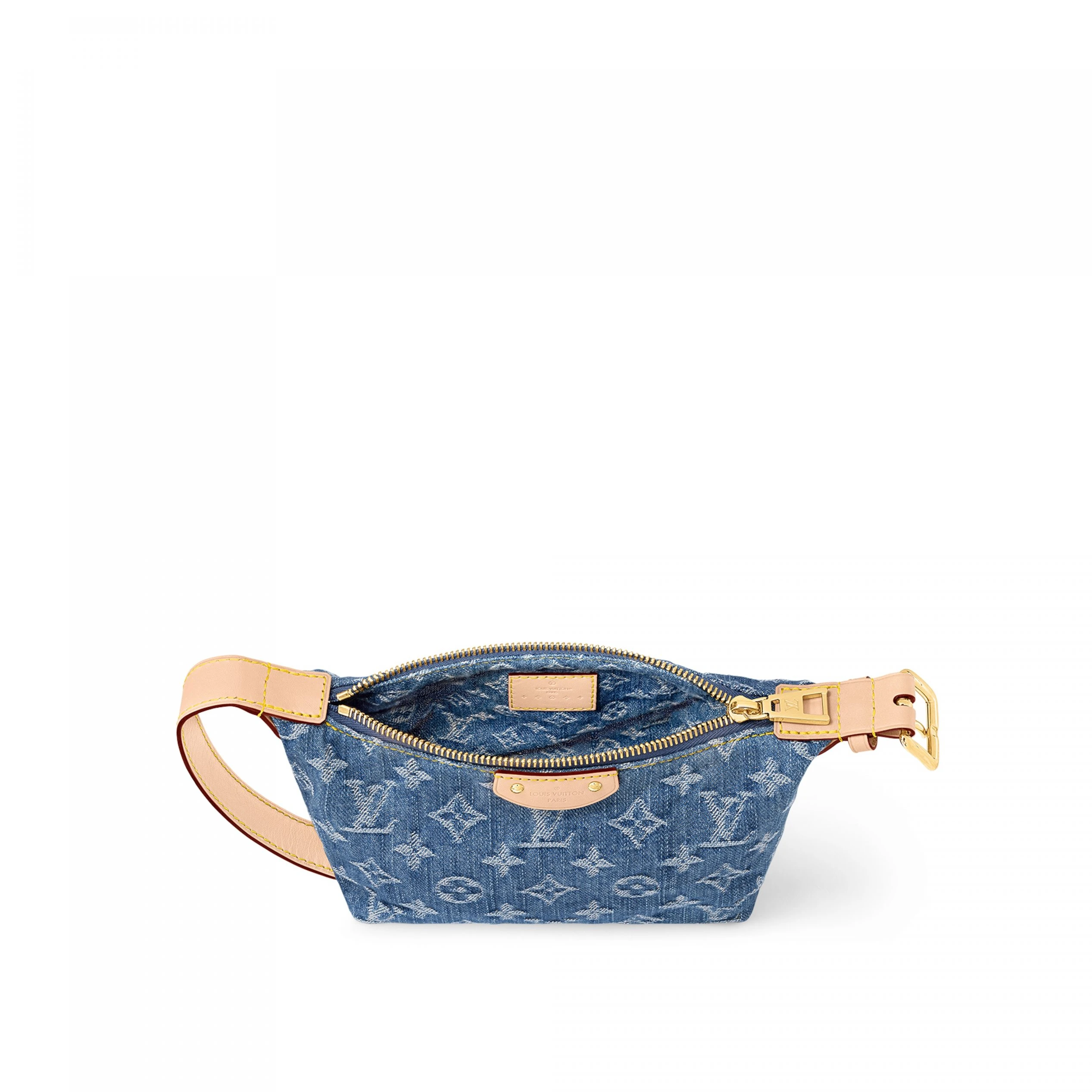 Lv belts replica Louis Vuitton M82949 Hills Pochette Denim Blue
