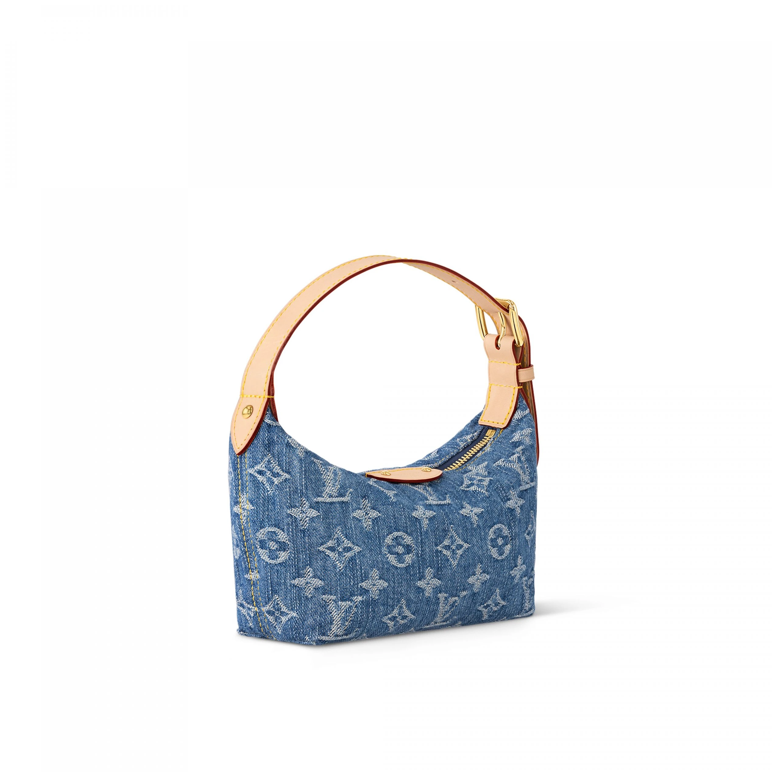 Lv belts replica Louis Vuitton M82949 Hills Pochette Denim Blue