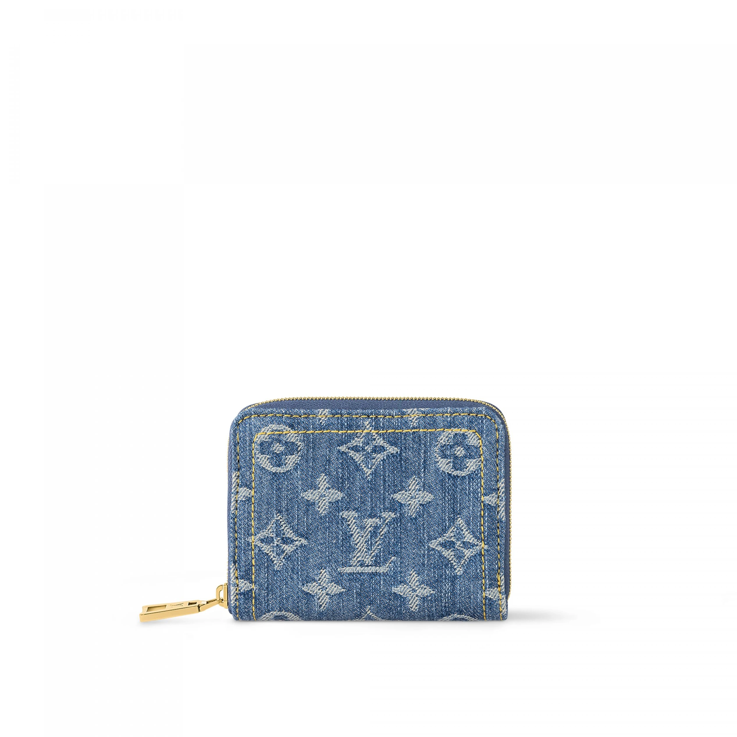 Louis Vuitton M82957 Zippy Coin Purse Denim Blue