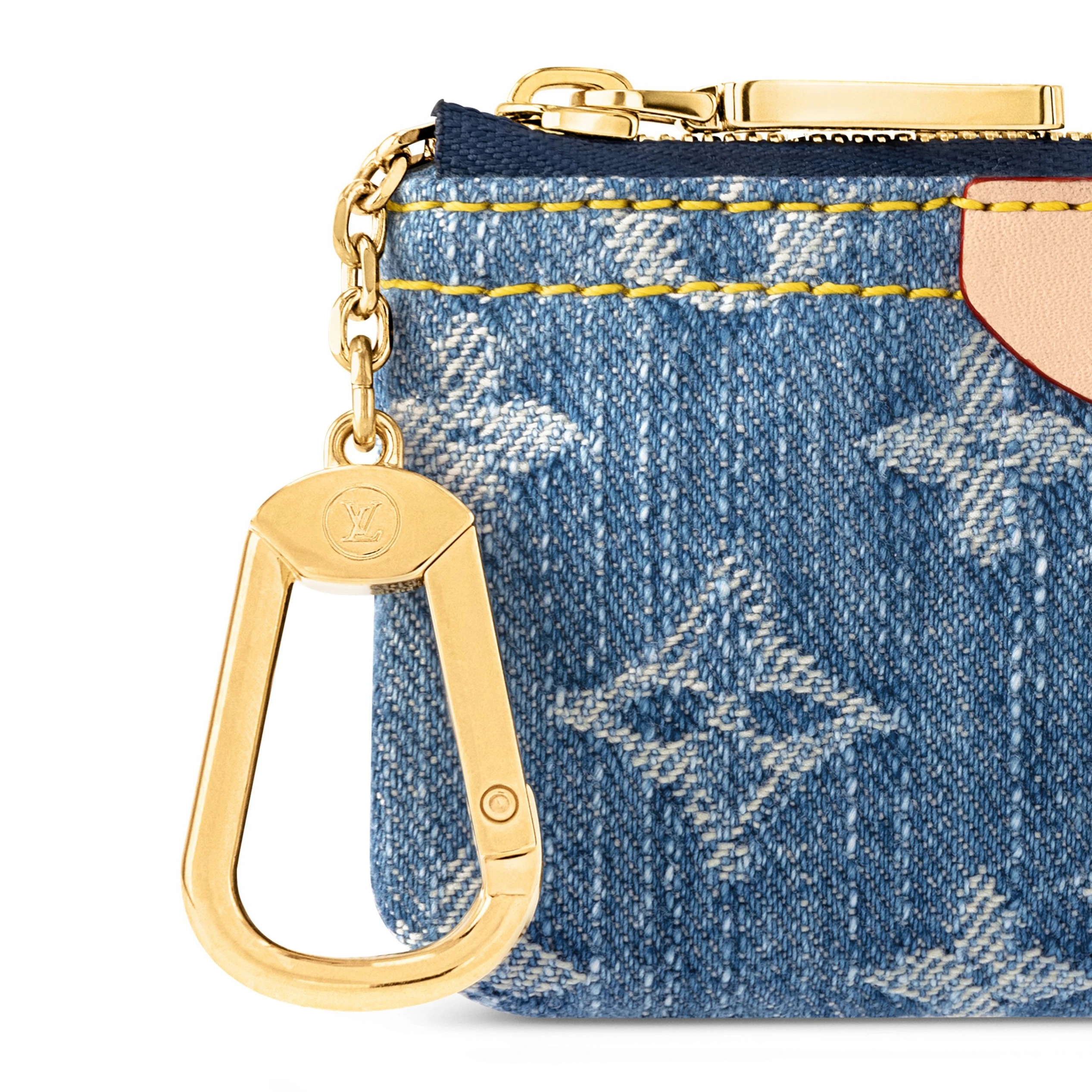 Louis vuitton locations Louis Vuitton M82961 Key Pouch Denim Blue