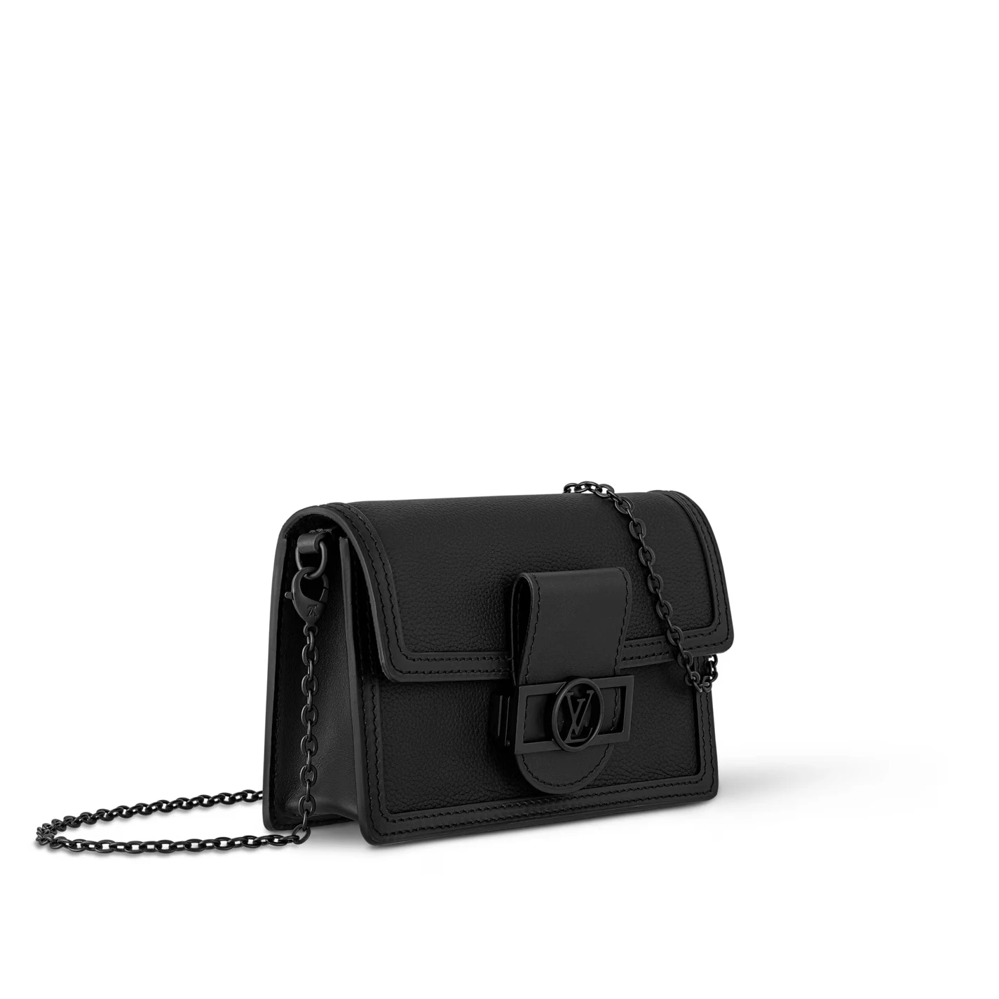Replica bags Louis Vuitton M82997 Dauphine Chain Wallet All Black