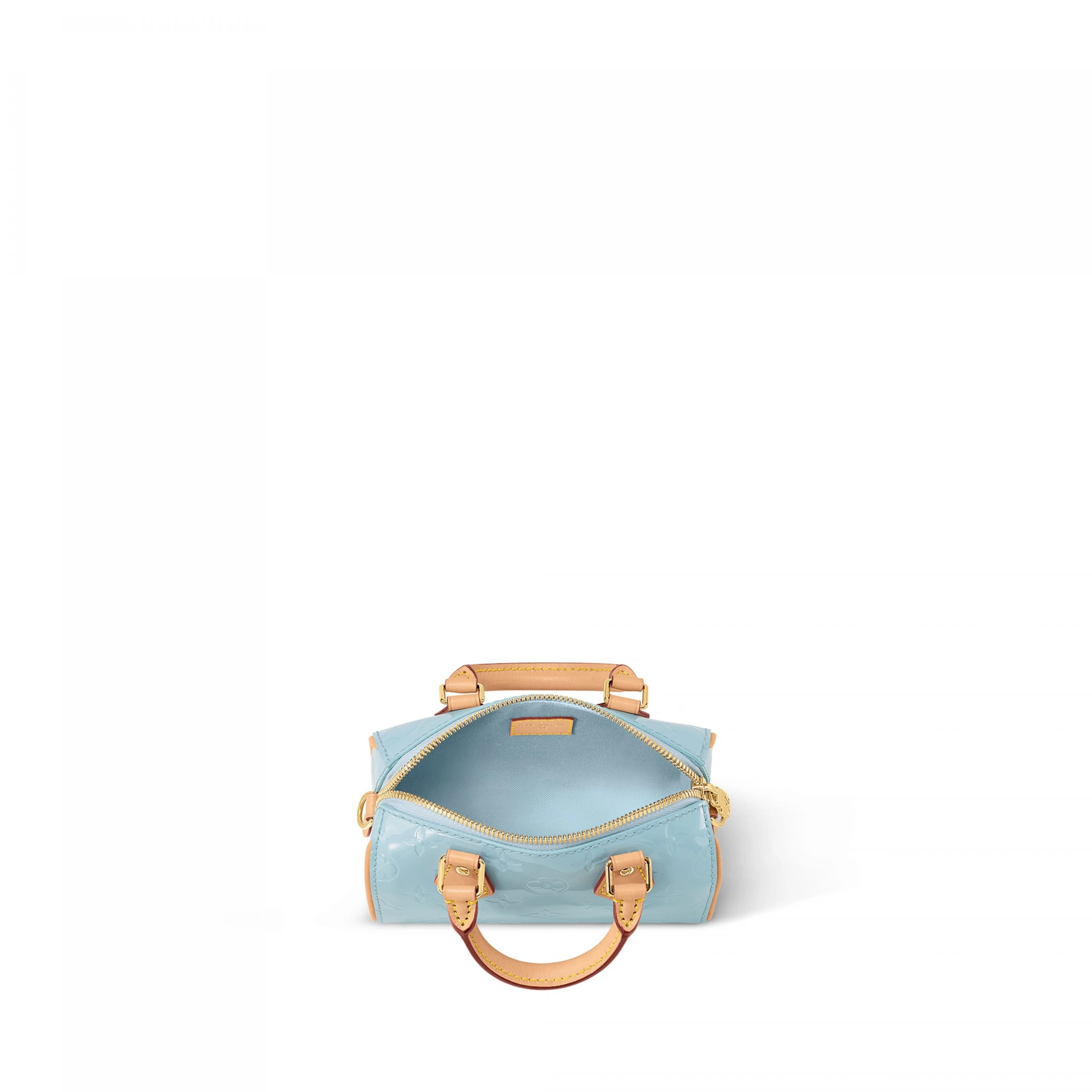 Replica bags lv Louis Vuitton M83000 Nano Speedy Sky Blue