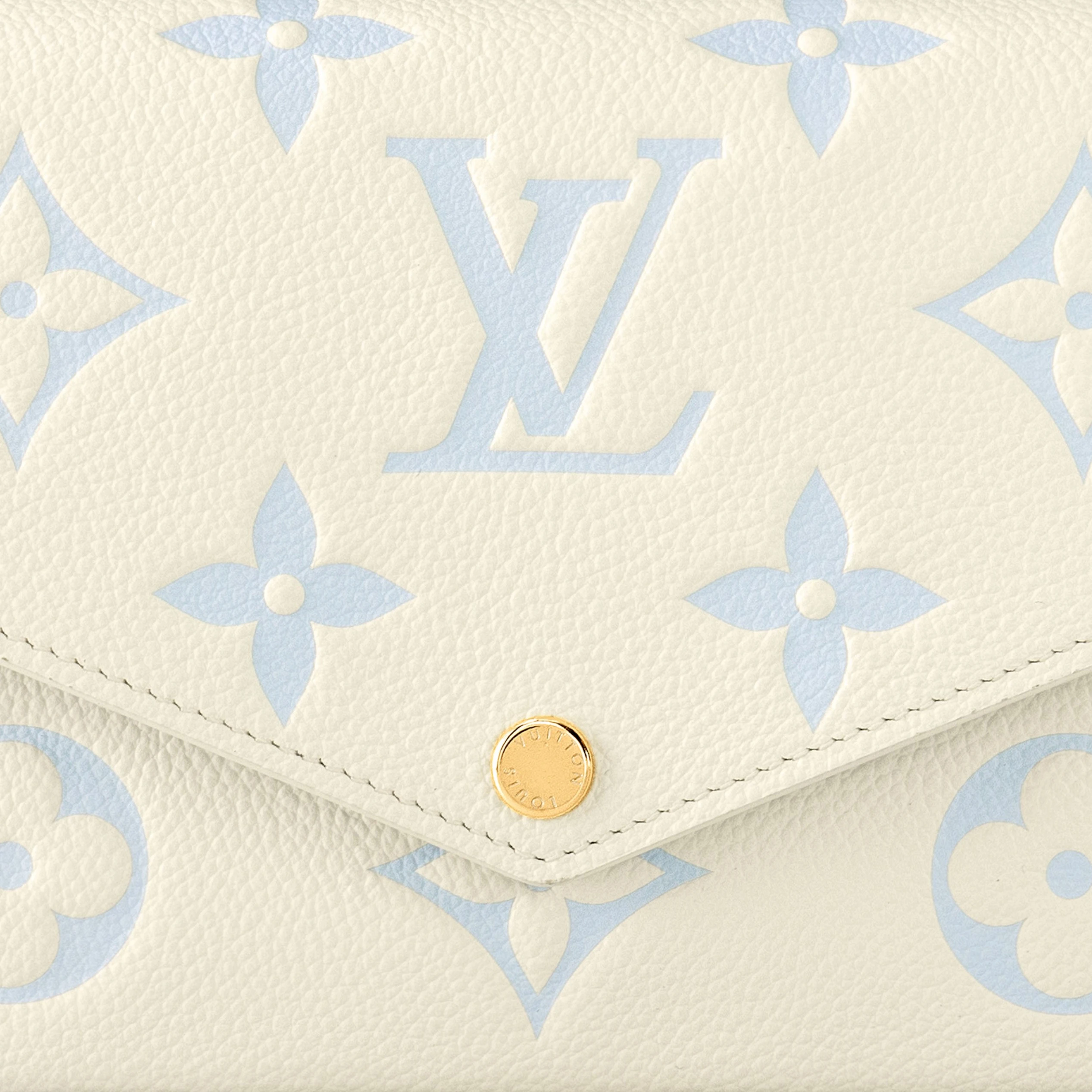 Top lv Louis Vuitton M83025 Félicie Pochette Candy Blue