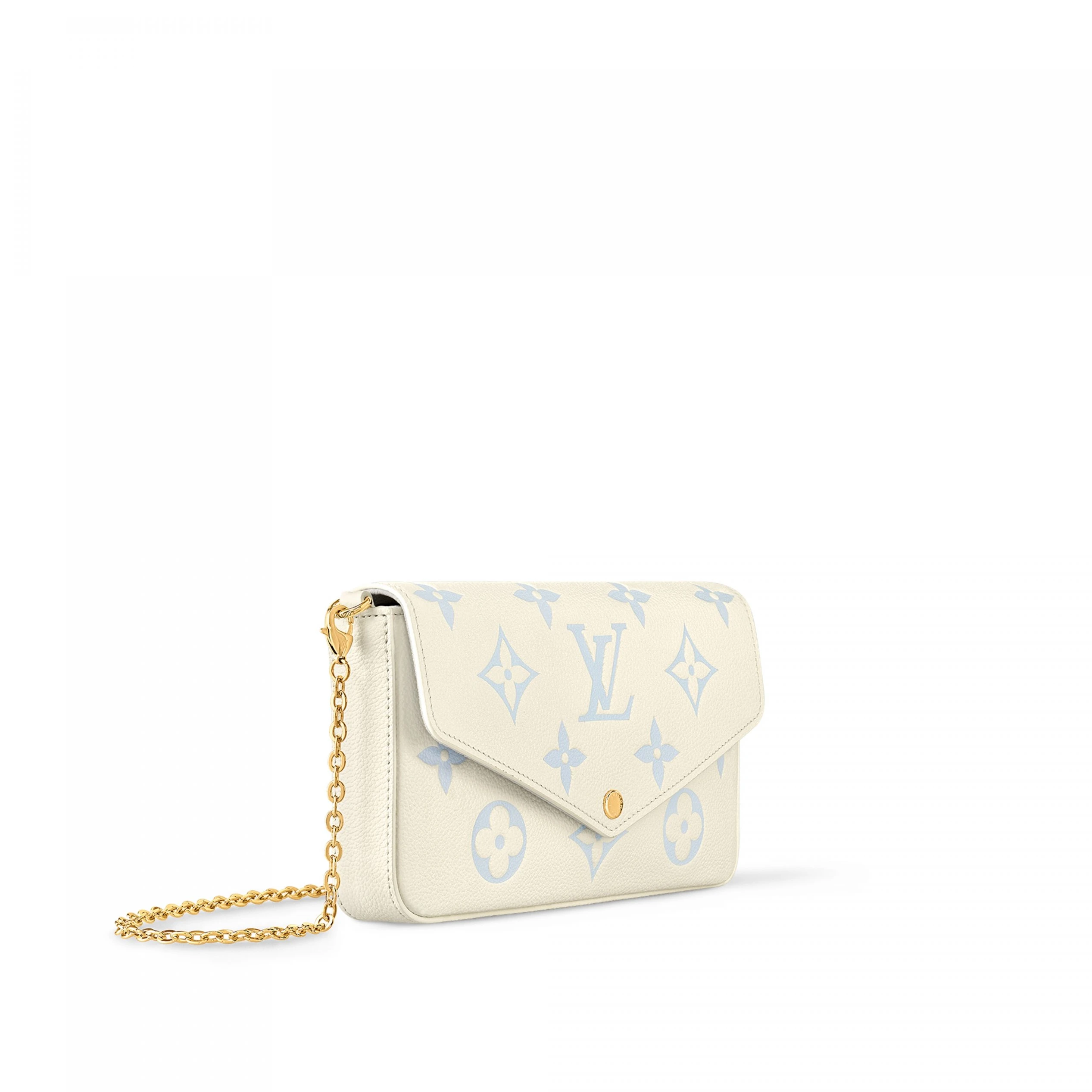 Top lv Louis Vuitton M83025 Félicie Pochette Candy Blue