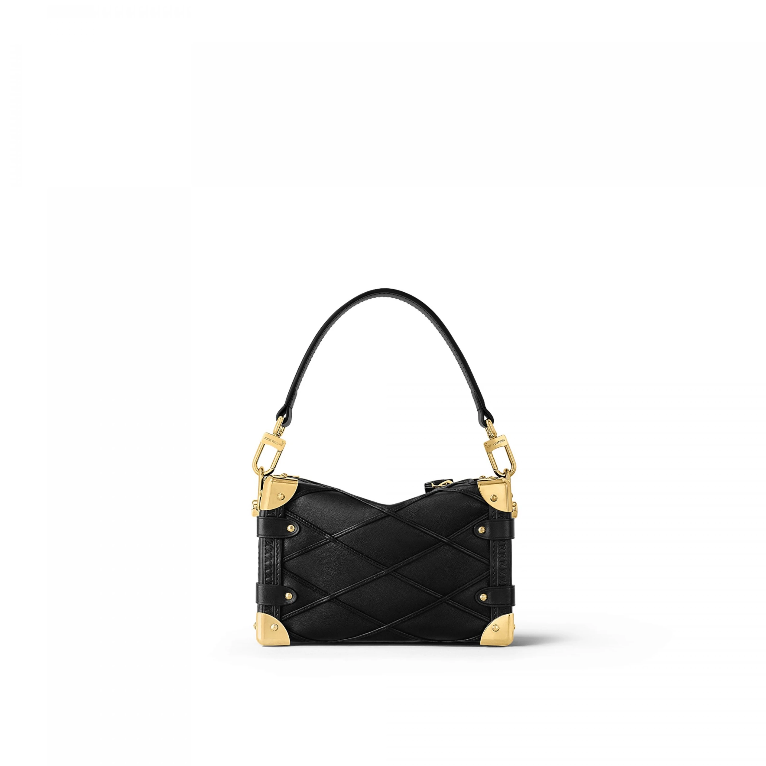 Top lv Louis Vuitton M83030 Side Trunk PM Malletage Black