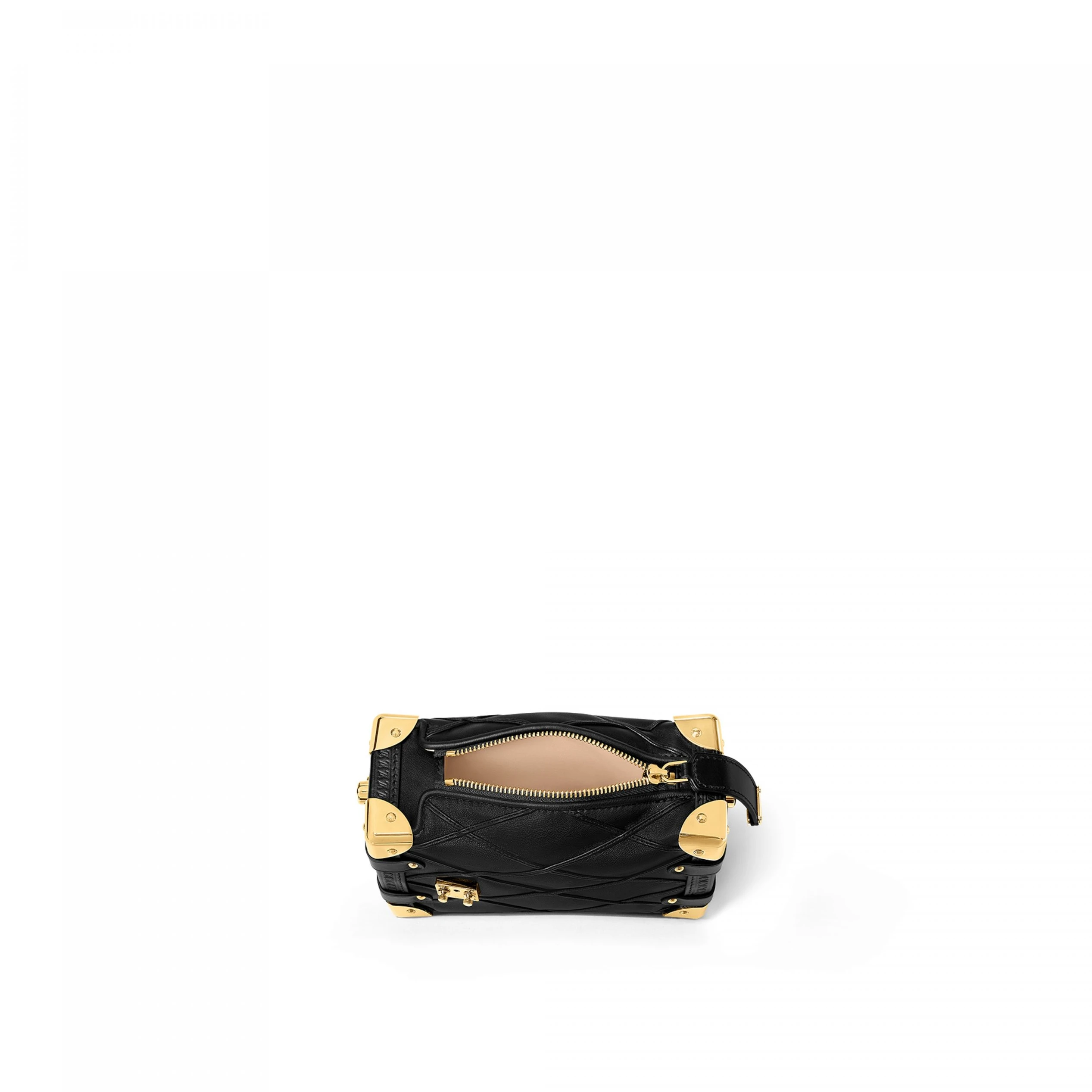 Top lv Louis Vuitton M83030 Side Trunk PM Malletage Black