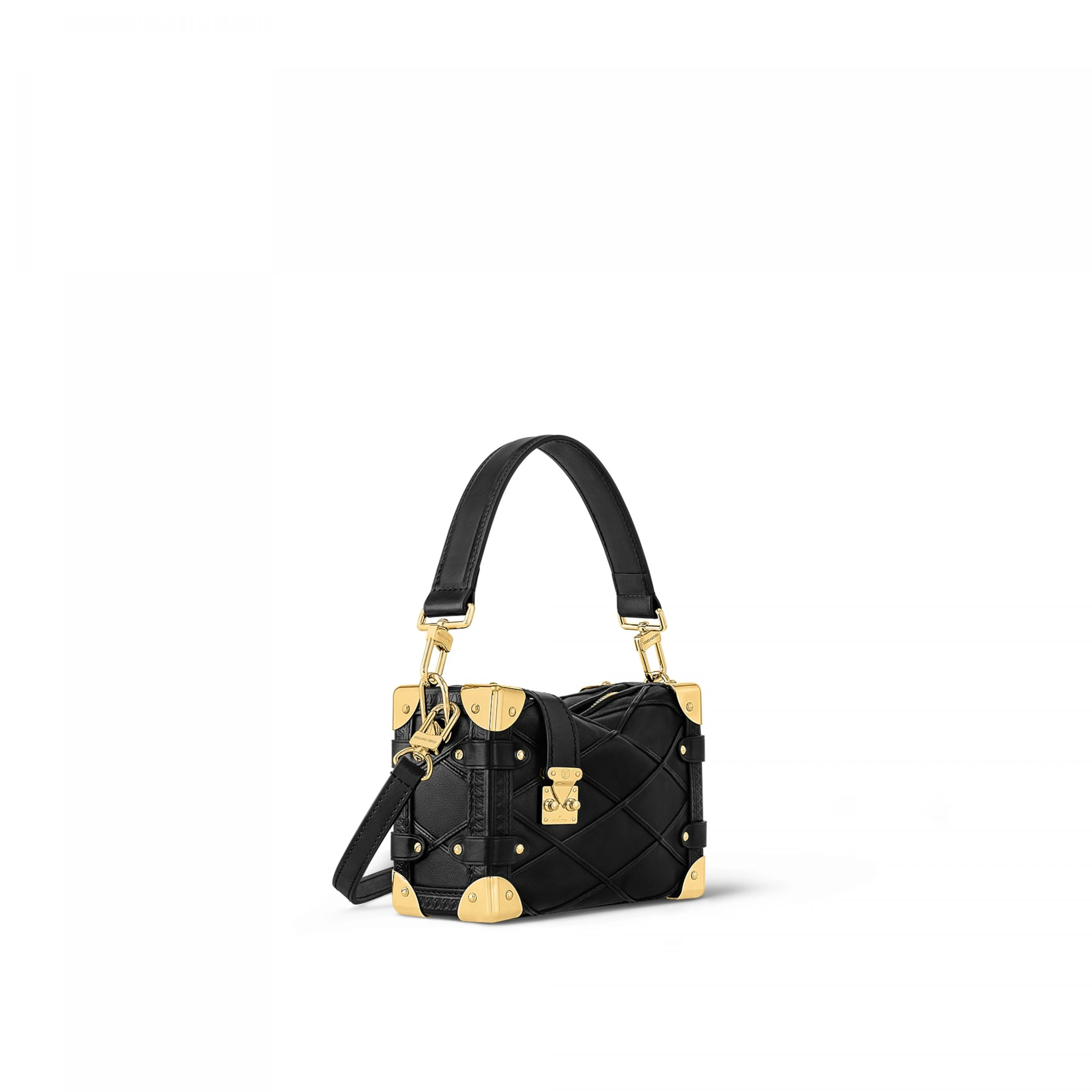 Top lv Louis Vuitton M83030 Side Trunk PM Malletage Black