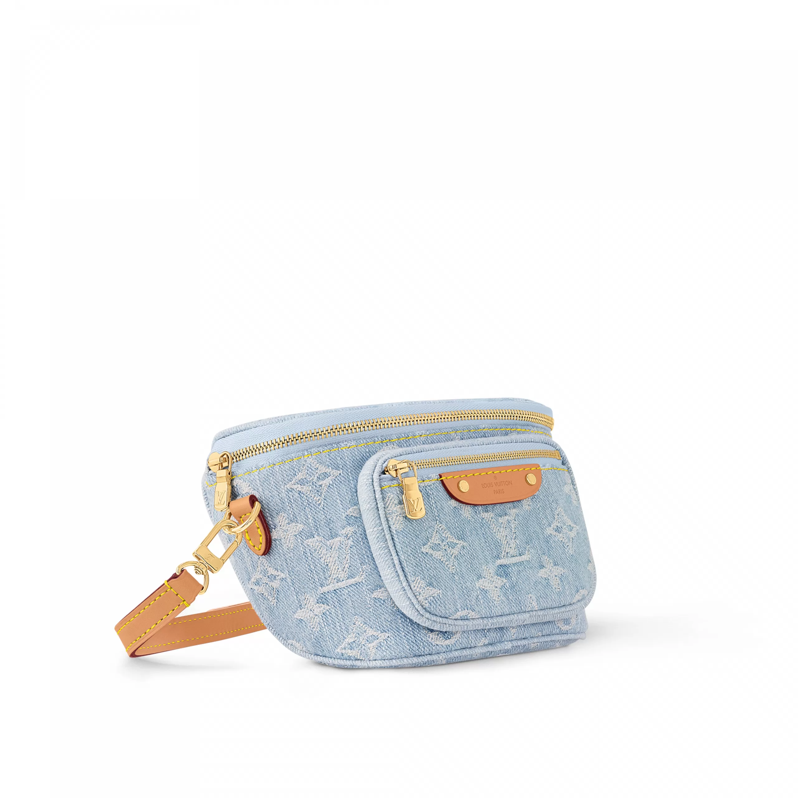 Lv belts replica Louis Vuitton M83353 Mini Bumbag Sky Blue