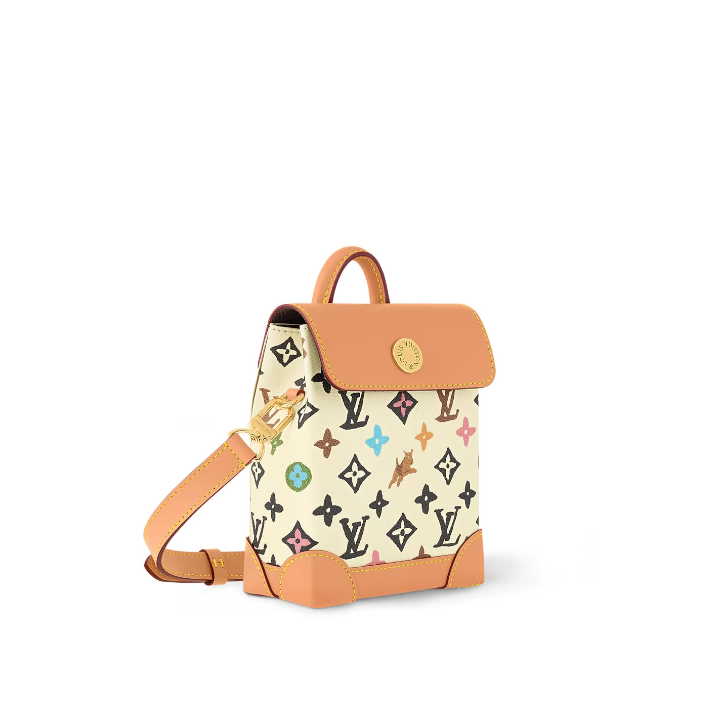 Replica bags lv Louis Vuitton M83429 Nano Steamer Vanilla