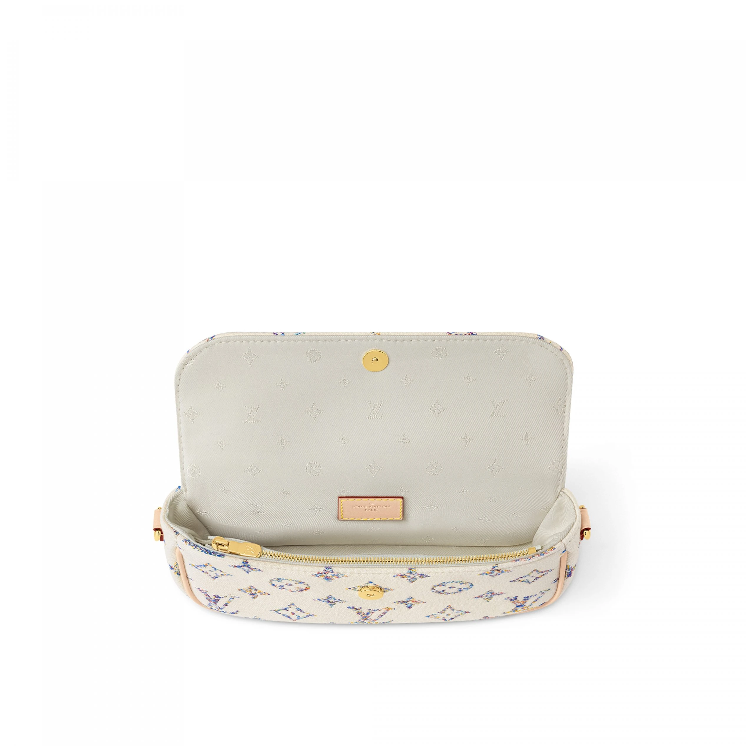 Lv belts replica Louis Vuitton M83499 Wallet on Chain Ivy Multicolor White
