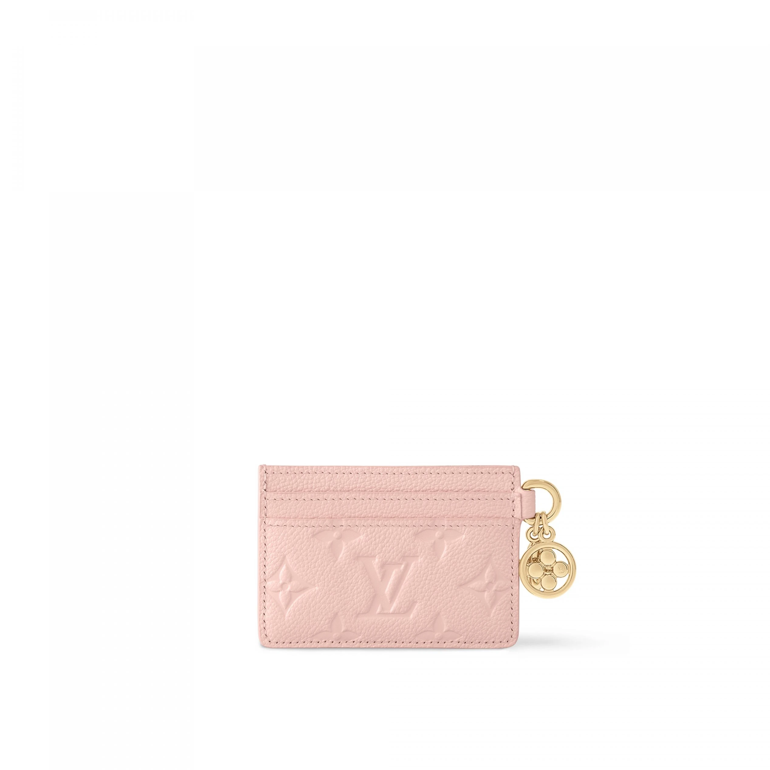 Replica bags Louis Vuitton M83562 LV Charms Card Holder Opale Pink