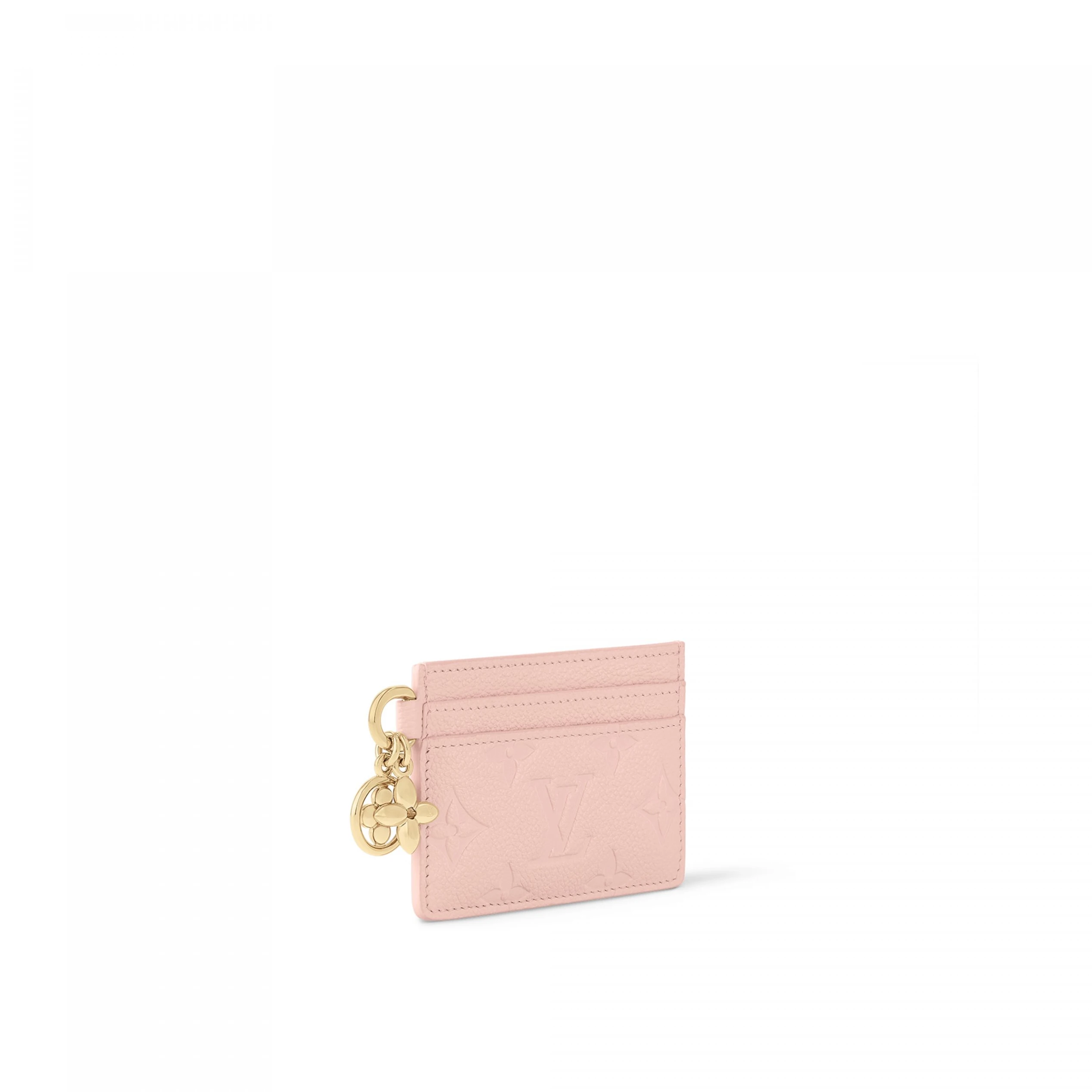Replica bags Louis Vuitton M83562 LV Charms Card Holder Opale Pink