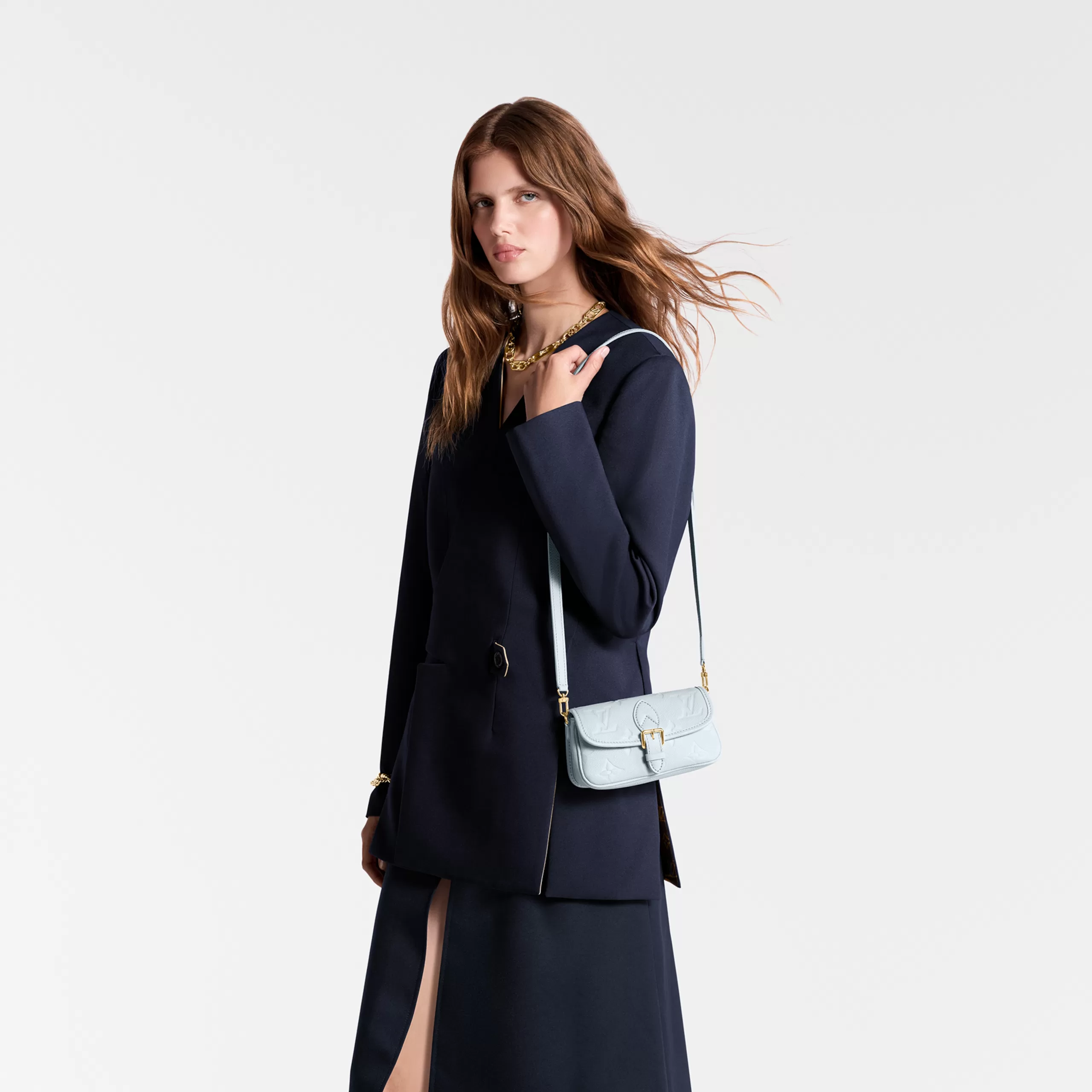 Replica bag Louis Vuitton M83592 Nano Diane Olympe Blue