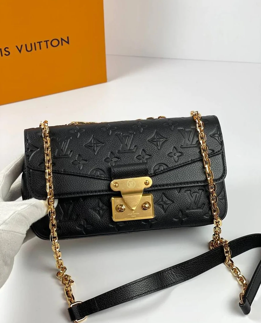 Replica bag Louis Vuitton Marceau Chain Bag Black M46200