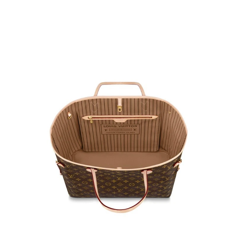 Replica bag Louis Vuitton Monogram Canvas Neverfull GM M40990 Beige