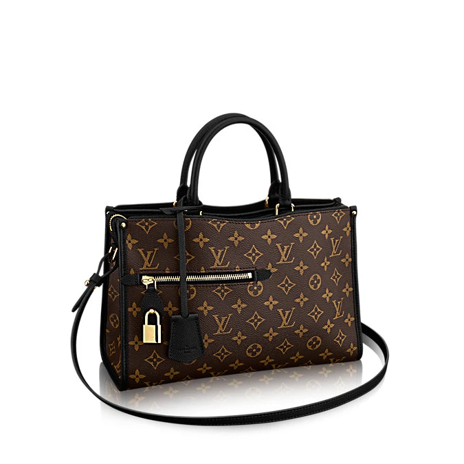 Louis Vuitton Monogram Canvas POPINCOURT MM NOIR BLACK M43435