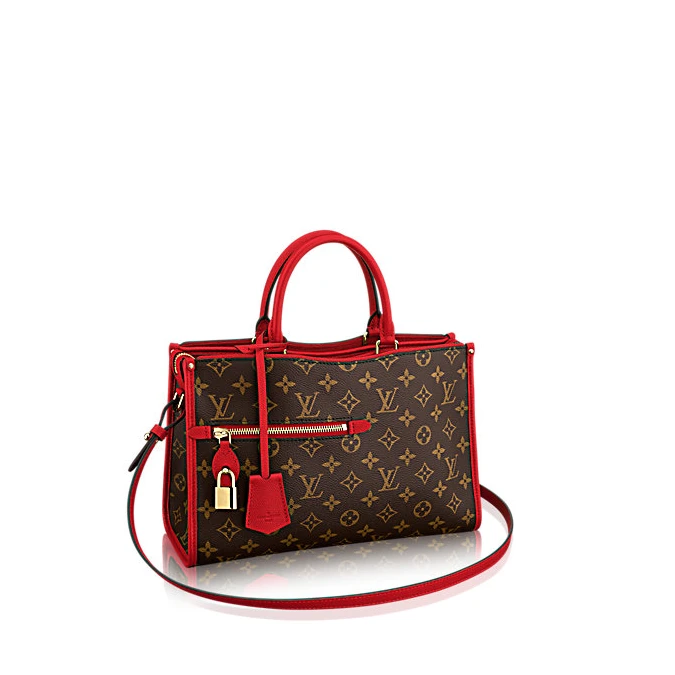 Louis Vuitton Monogram Canvas POPINCOURT PM RED M43433