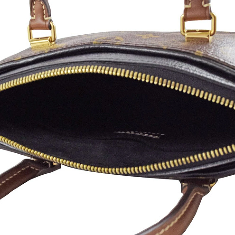 Replica bags lv Louis Vuitton Monogram Canvas Pallas BB M41218 Noir