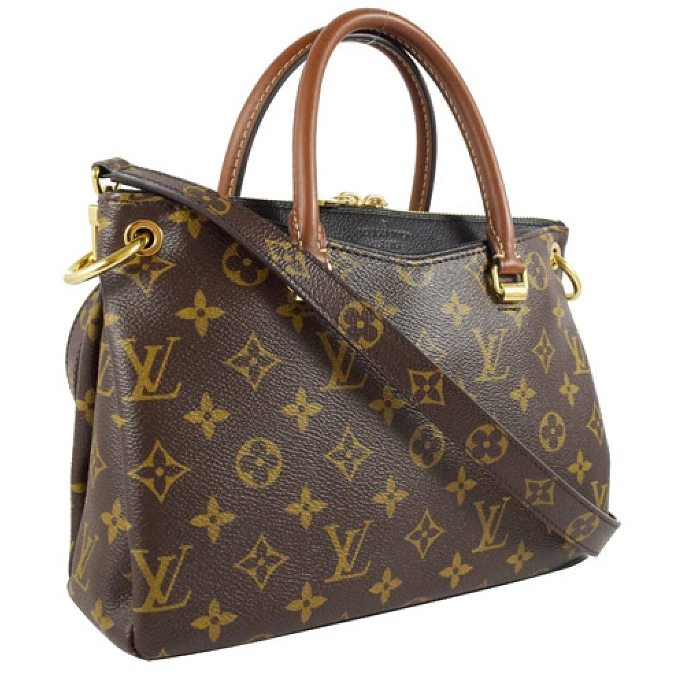 Replica bags lv Louis Vuitton Monogram Canvas Pallas BB M41218 Noir