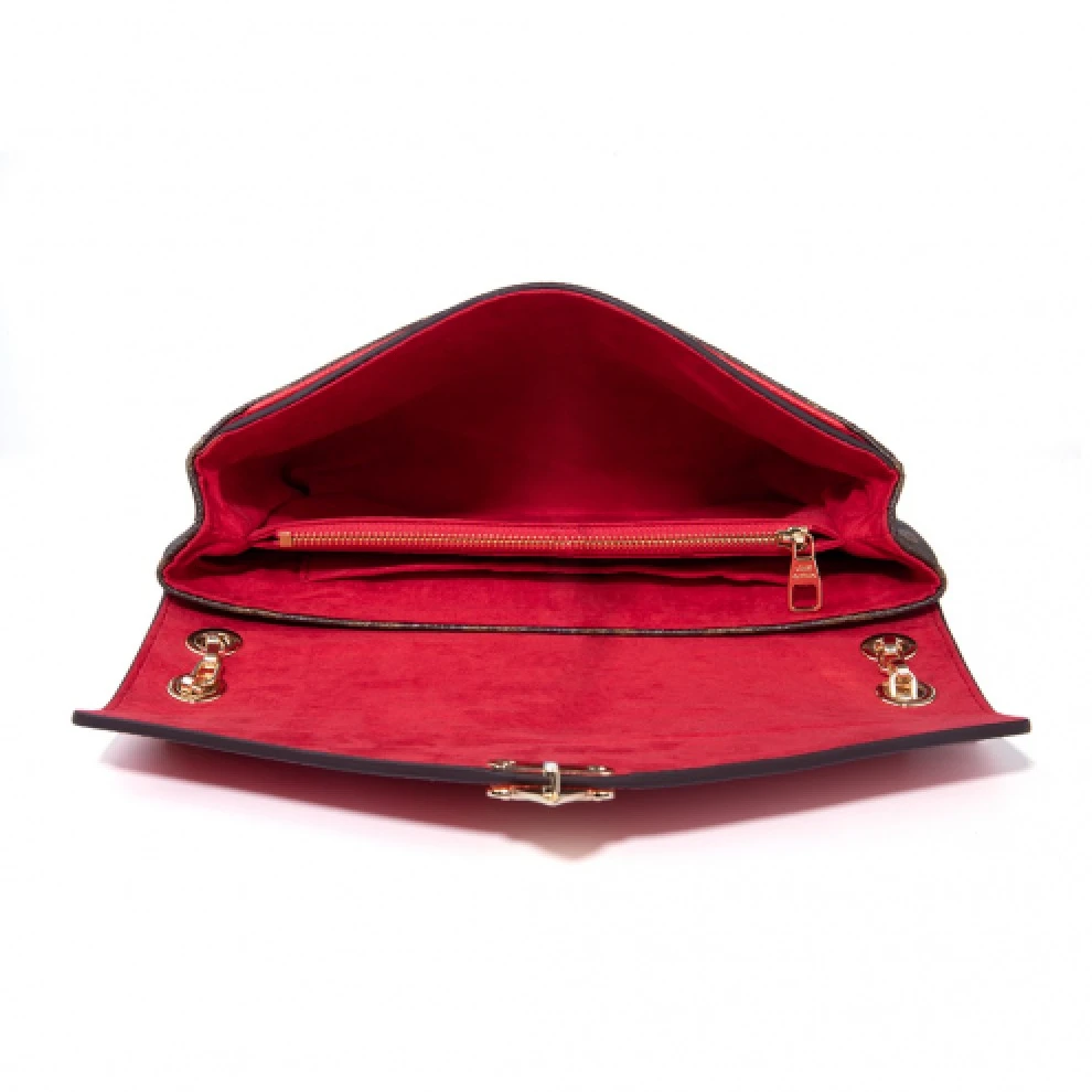 Replica bags lv Louis Vuitton Monogram Canvas Pallas Chain M41201 Cerise