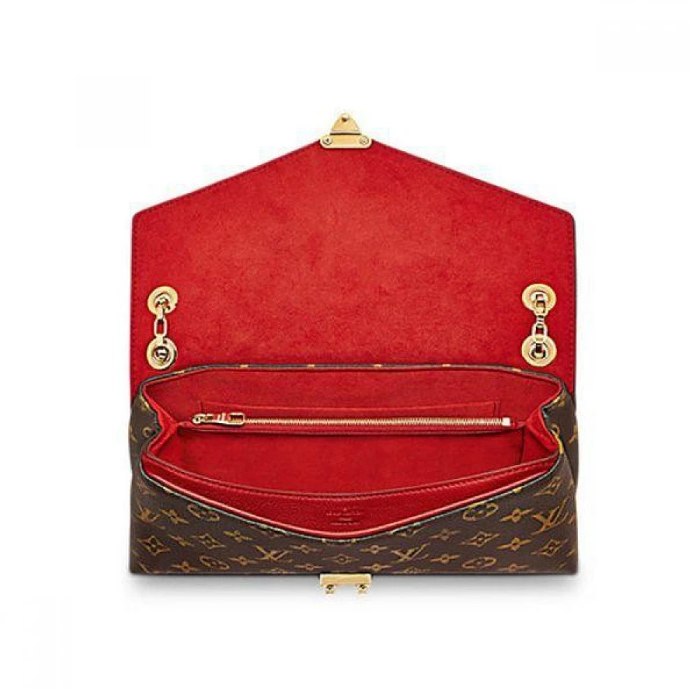 Replica bags lv Louis Vuitton Monogram Canvas Pallas Chain M41201 Cerise
