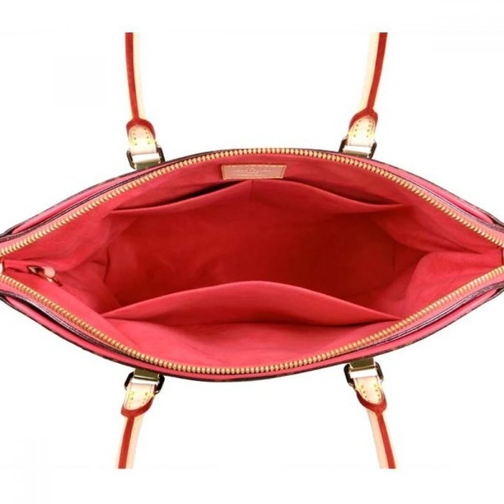 Replica bags lv Louis Vuitton Monogram Canvas Pallas M50067 Litchi