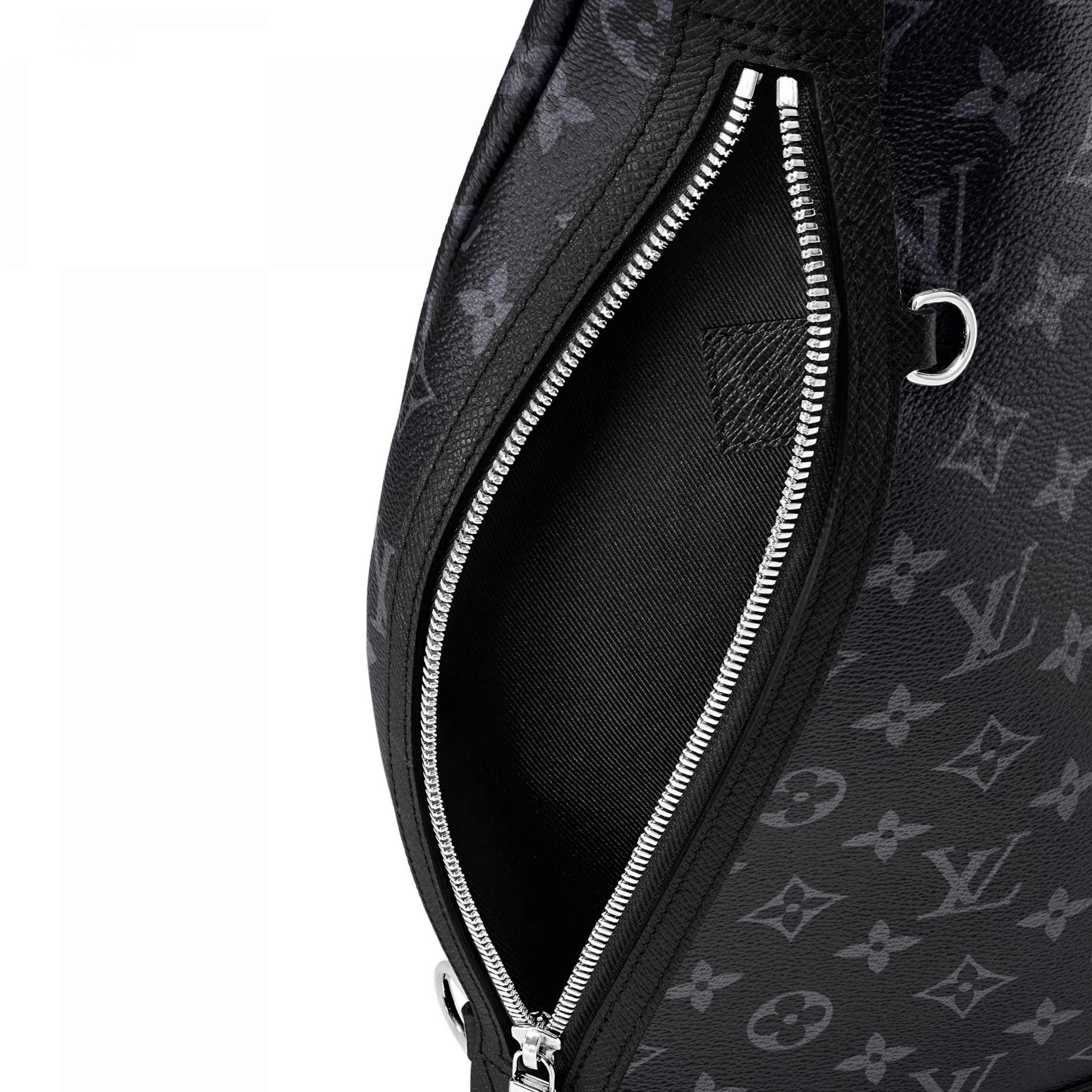 Top lv Louis Vuitton Monogram Eclipse M30936 Duo Slingbag