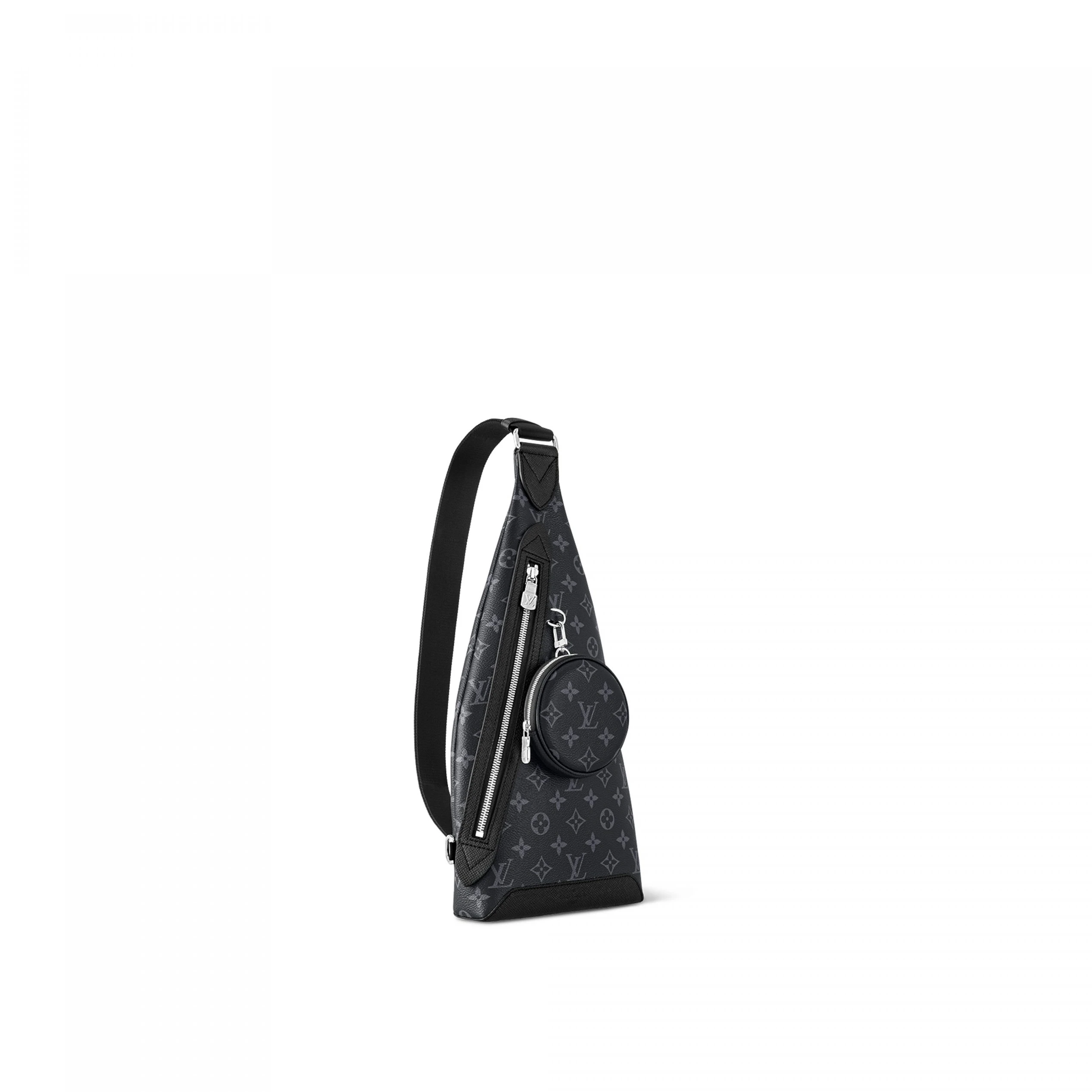 Top lv Louis Vuitton Monogram Eclipse M30936 Duo Slingbag
